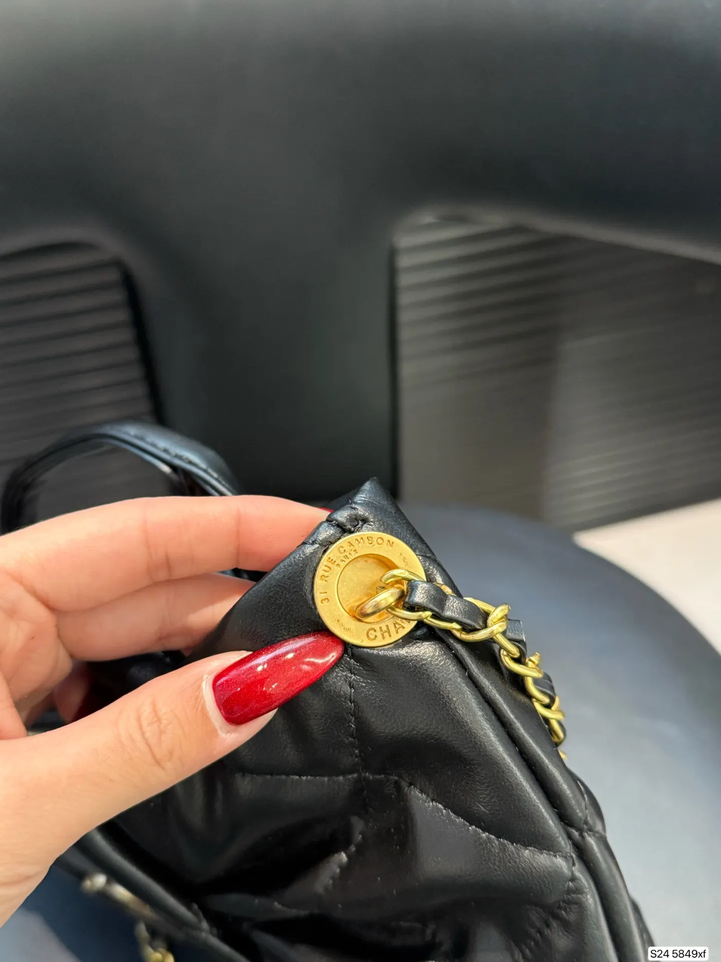 CHANEL 金色 蝴蝶结晚宴包 我心爱的小 链条包 精致链条款