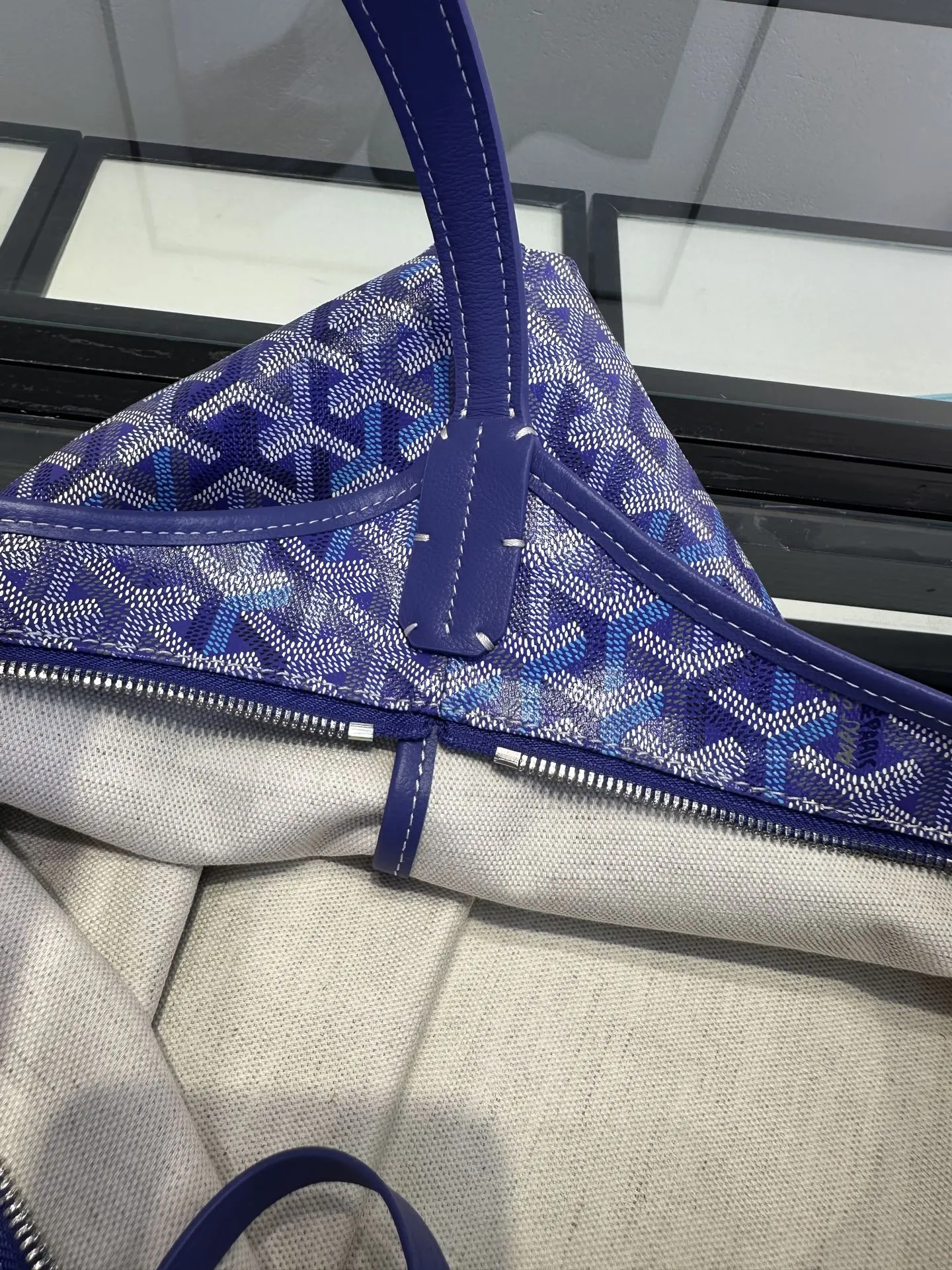 Goyard Hobo 老花 帆布 腋下包 复古腋下背款
