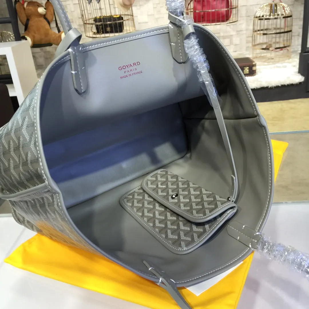 Goyard 戈雅 双面可用 充满法式优雅 订制Y字母涂鸦料 皮轻 旅行包 大容量旅行款