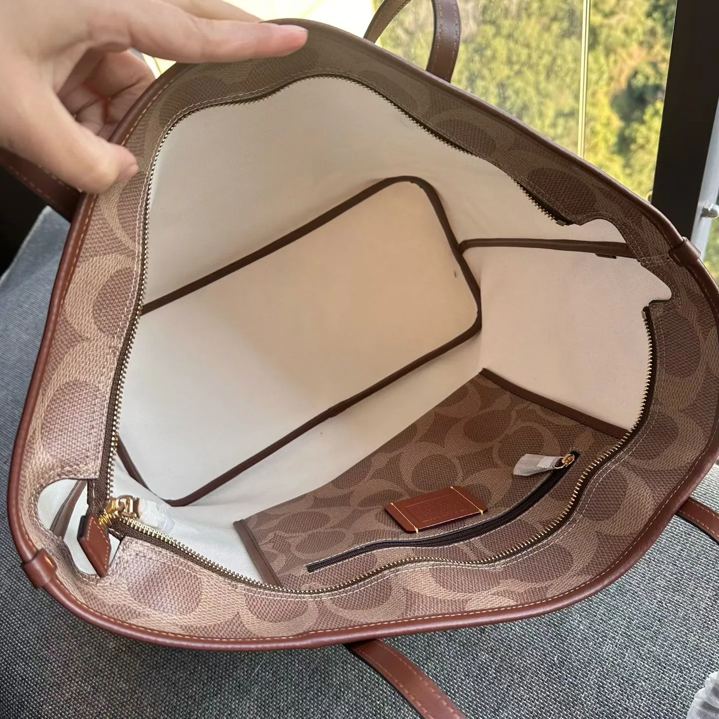 拉链大托特 喜欢 托特包 大容量托特款