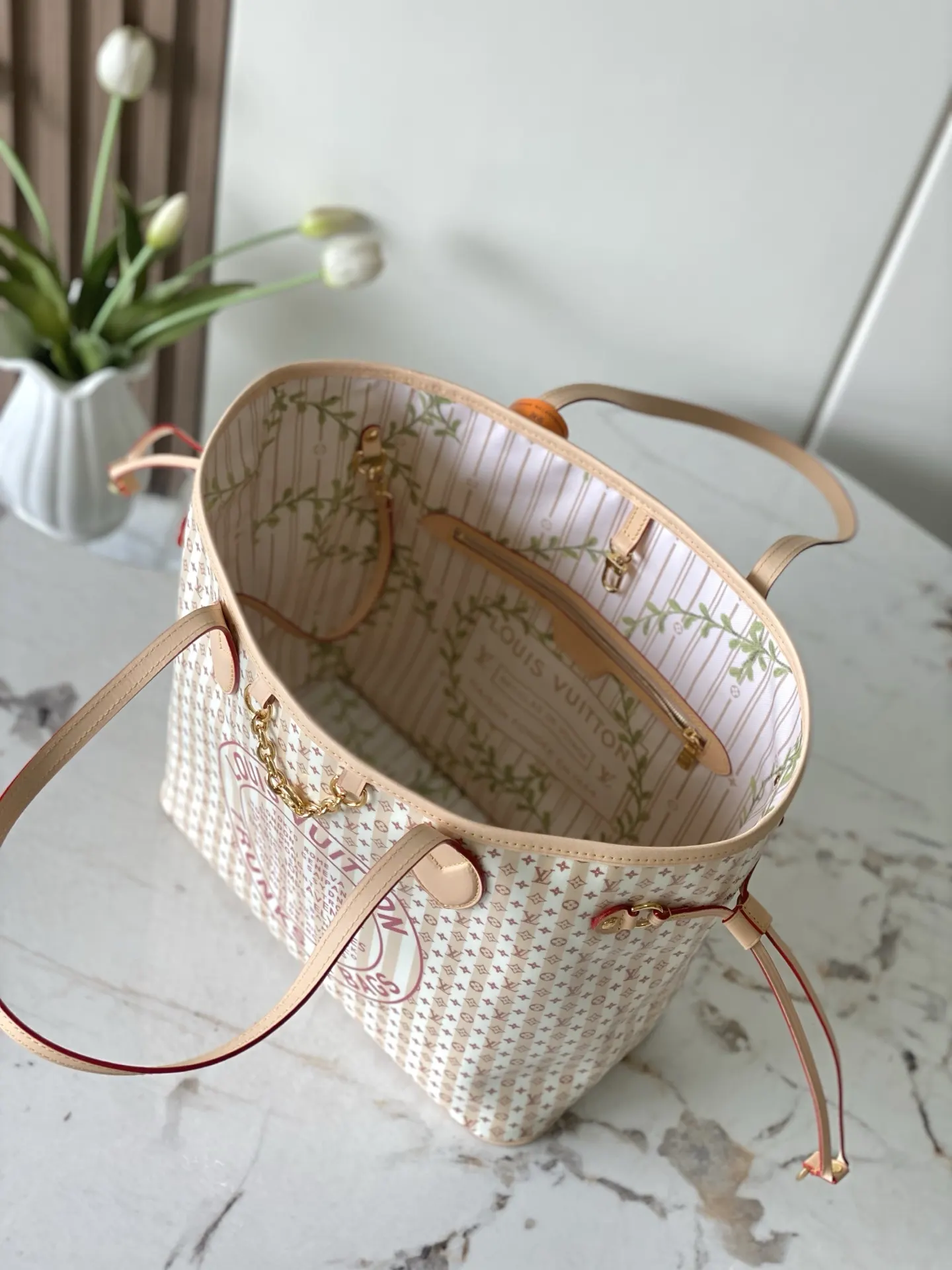 Neverfull 帆布 链条包 精致链条款