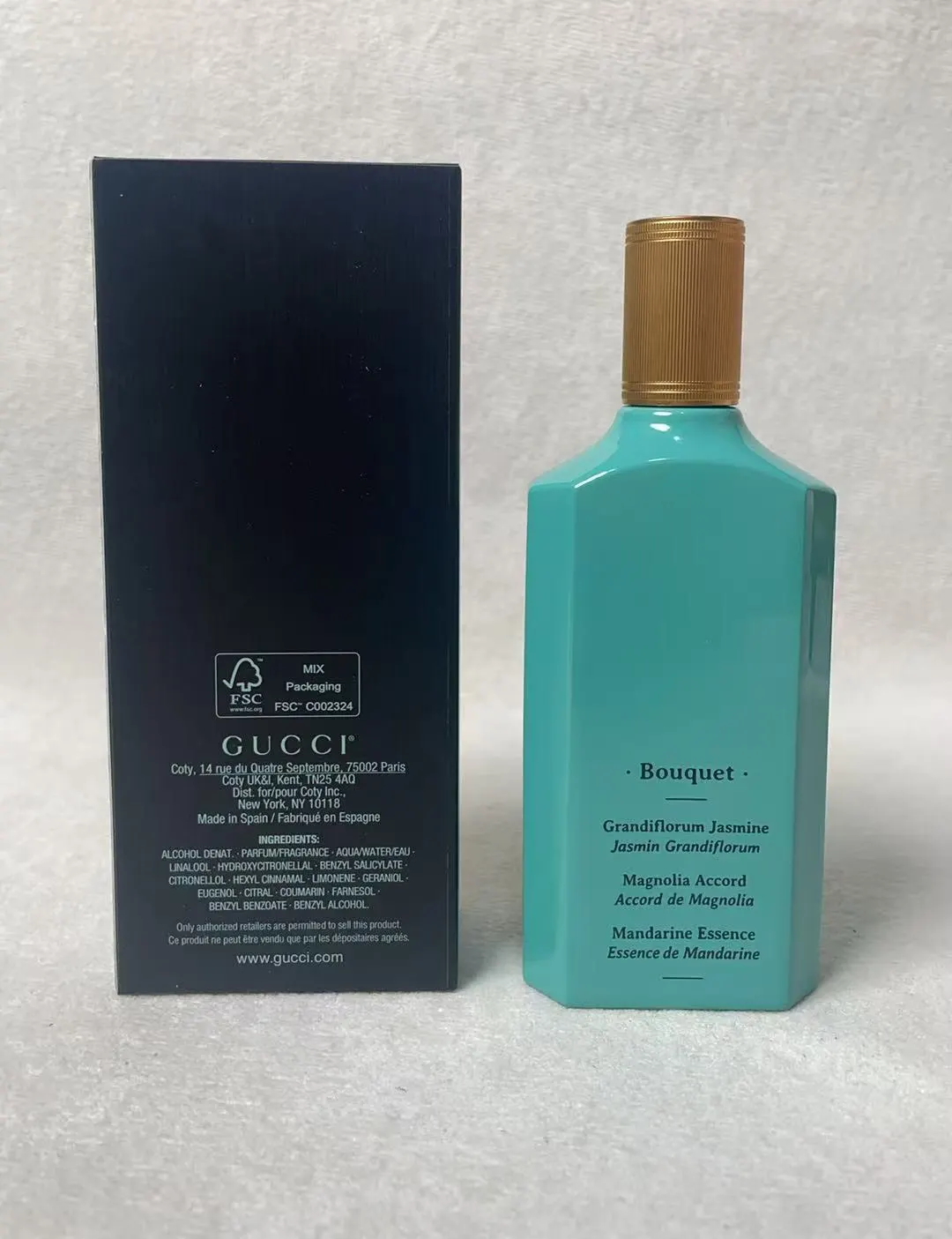 Gucci Flora 花悦系列绿色花卉女士香水礼盒