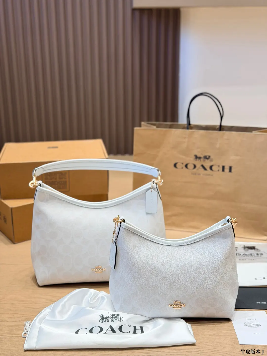 Coach 牛皮 腋下包 復古腋下背款