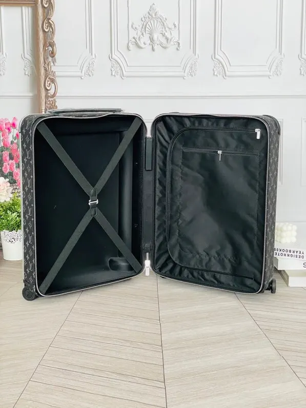 LV 老花 帆布 范冰冰同款 驴牌宽拉杆拉链箱行李箱 HOR 旅行拉杆款 轻便出行款