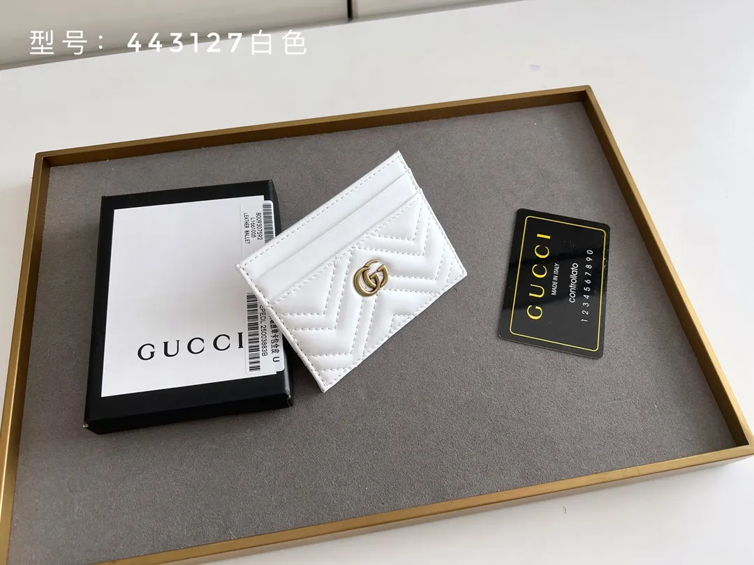Gucci Marmont 绗缝皮革钱包 日常收纳