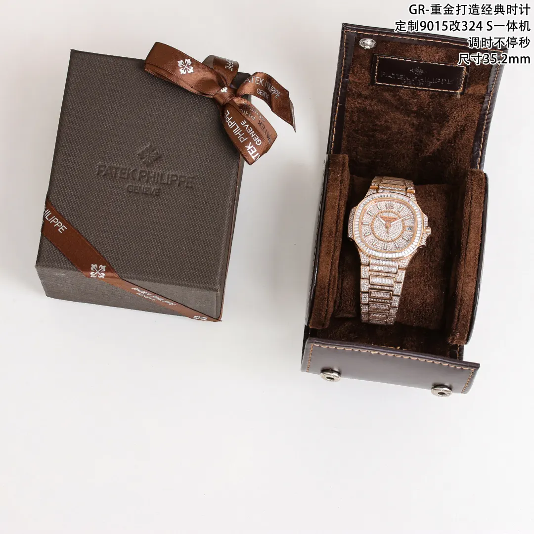 Patek Philippe 白色 玫瑰金 手錶 經典腕表款