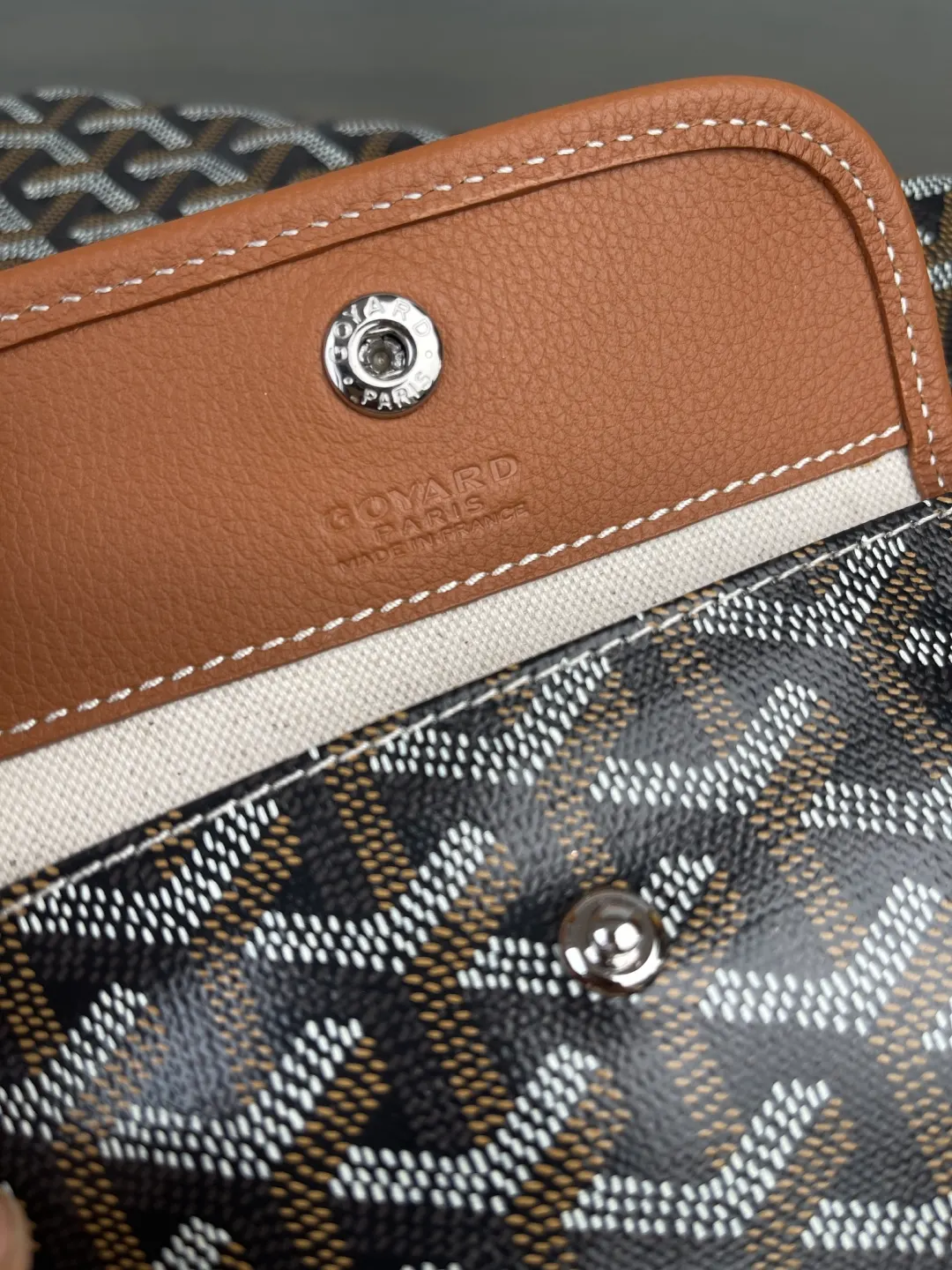 Goyard Hobo 棕色 腋下包 复古腋下背款