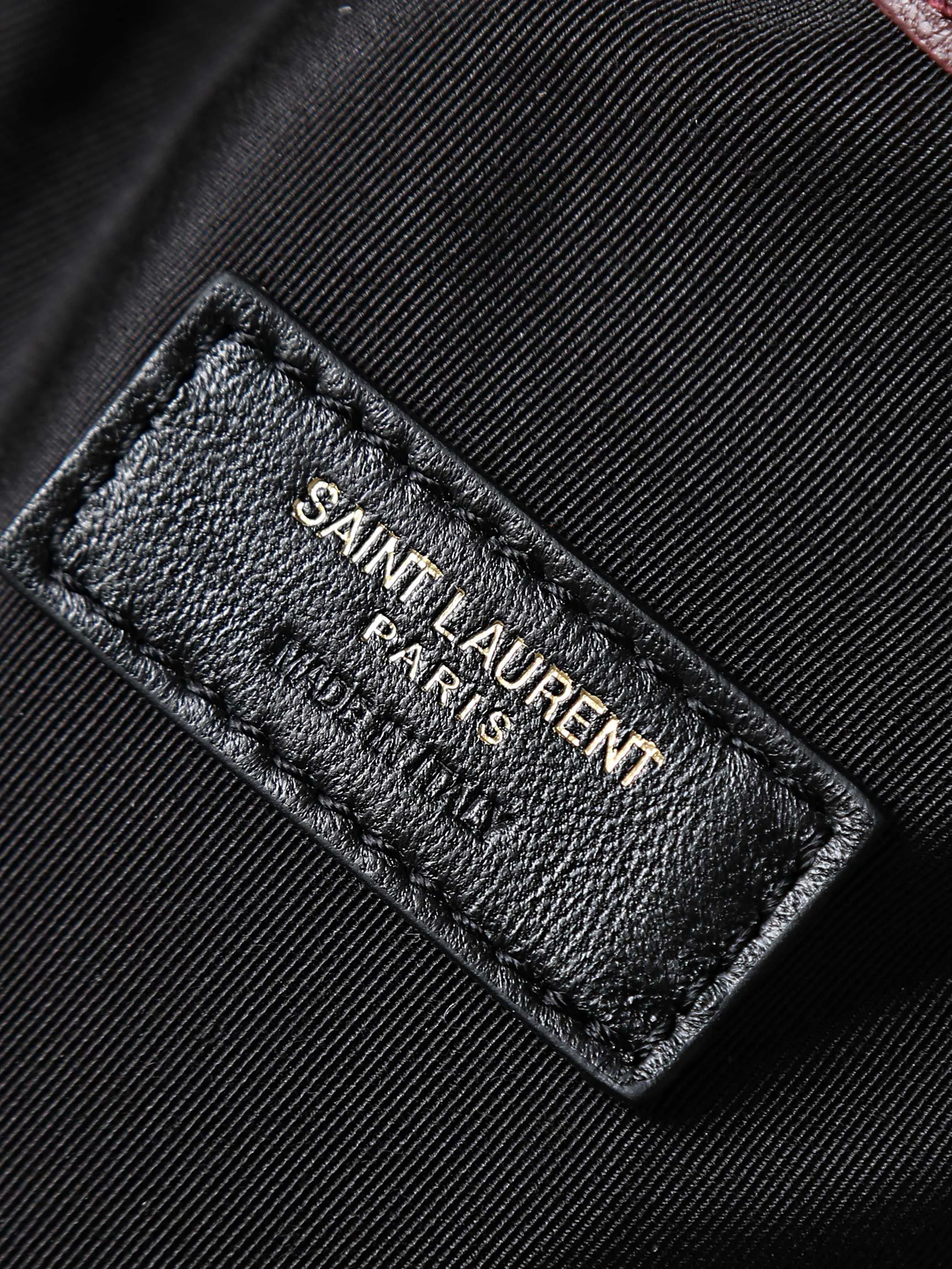 YSL 枣紅 GabyBucket翻盖水桶包 薯条包 见面 鏈條包 精致鏈條款