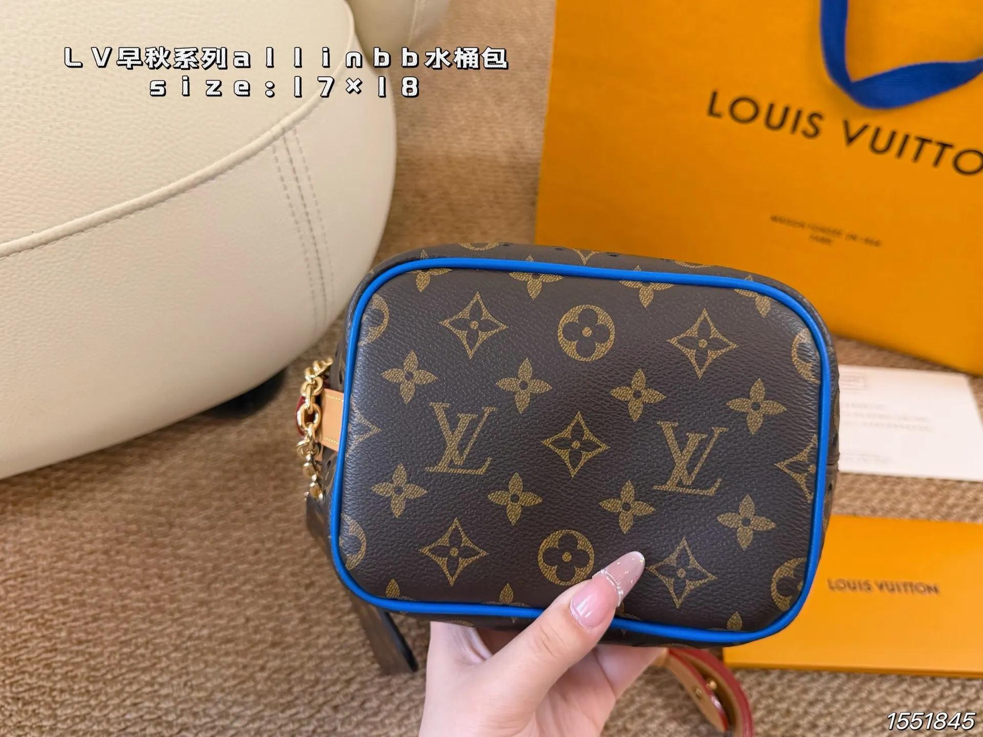 Louis Vuitton Monogram Chain Bag Canvas
