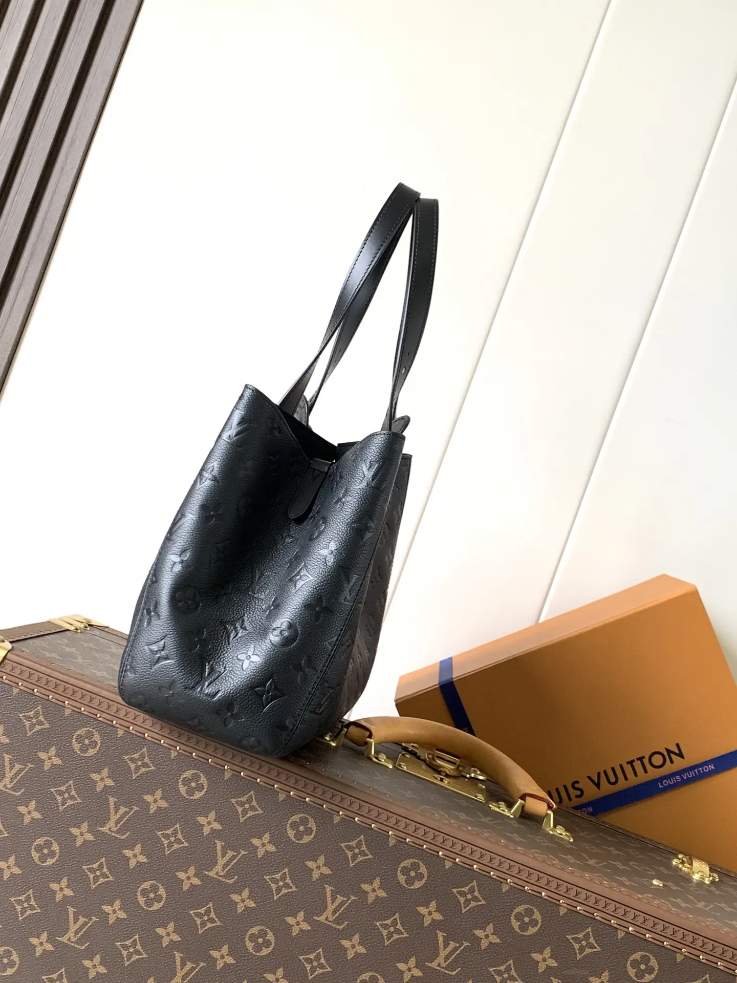LV Hobo 黑色 牛皮 托特包 大容量托特款