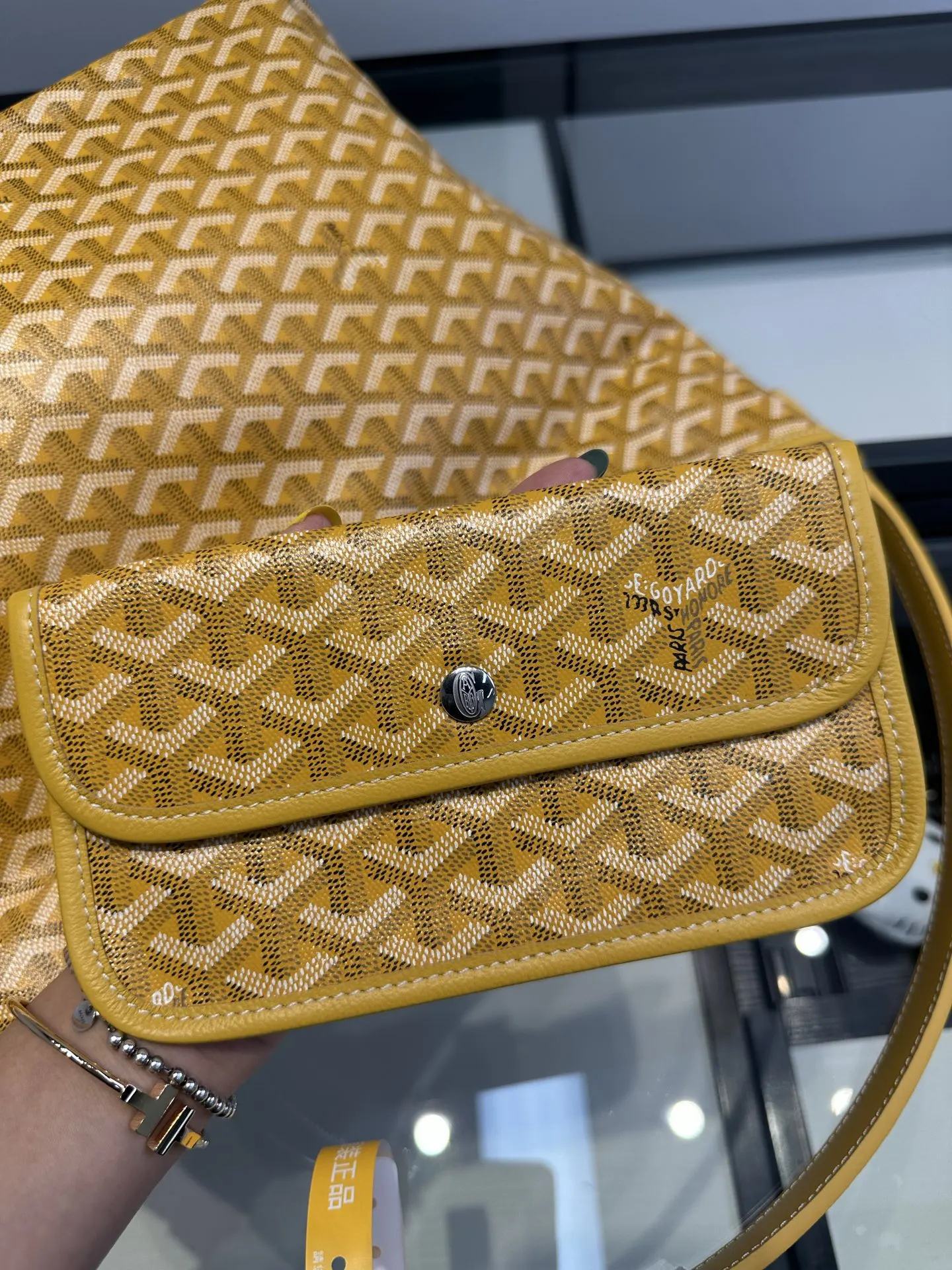 Goyard Hobo 黄色 腋下包 复古腋下背款