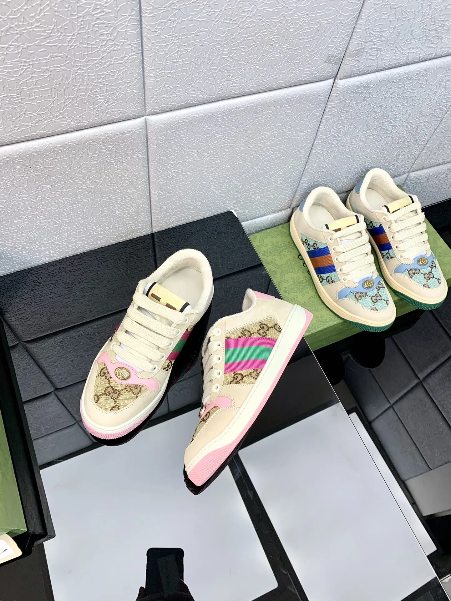 Gucci Logo休閒運動鞋