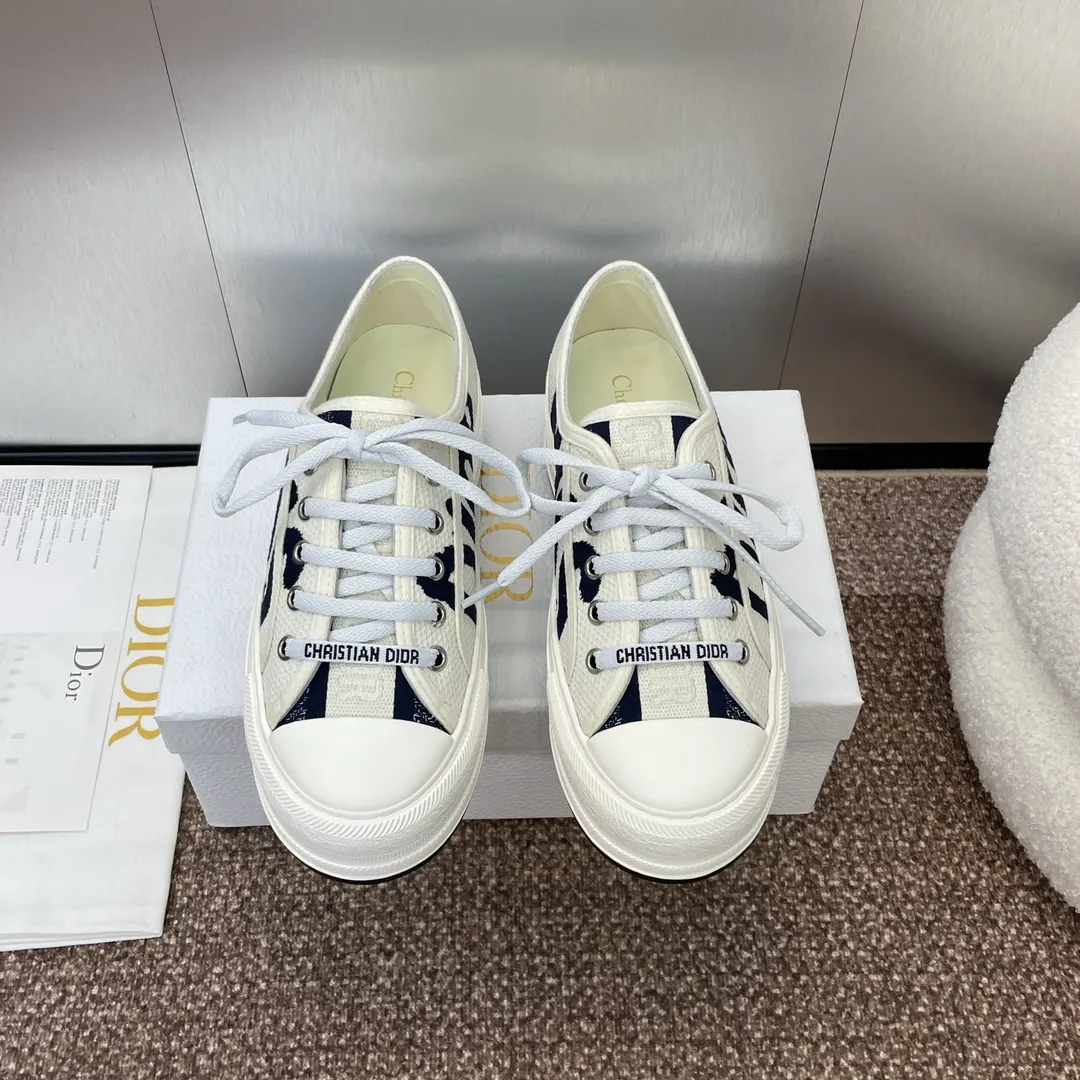 Dior 厚底 拼色 运动鞋