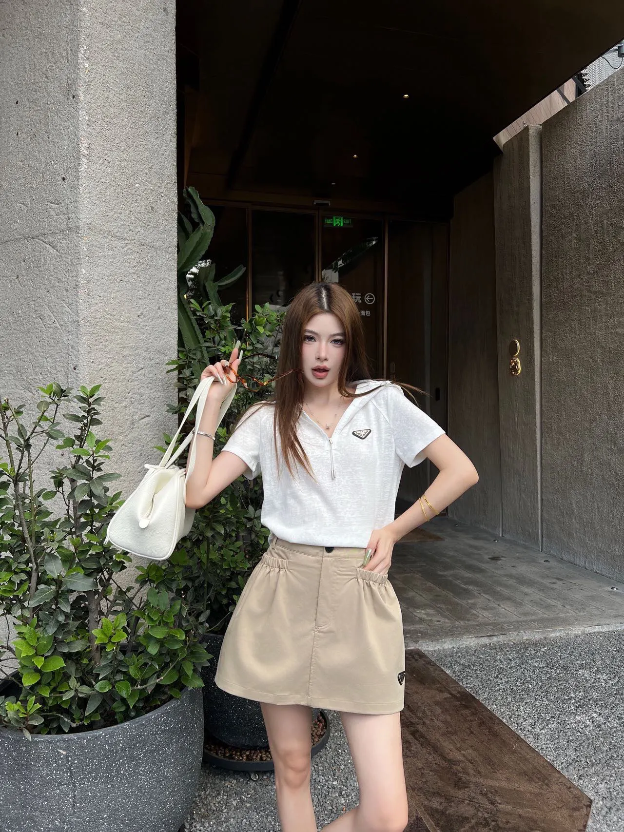 Prada Re-Nylon 三角标 帽子