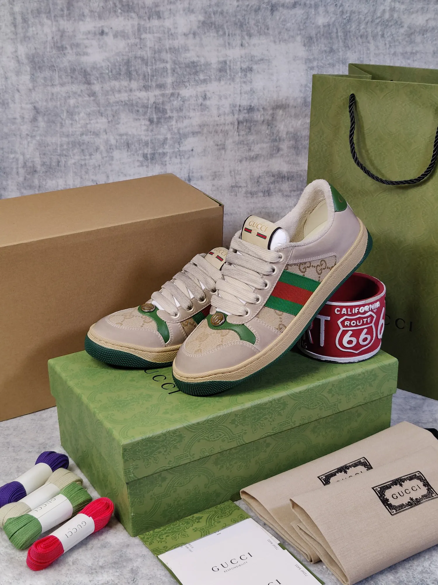 Gucci Logo休闲运动鞋