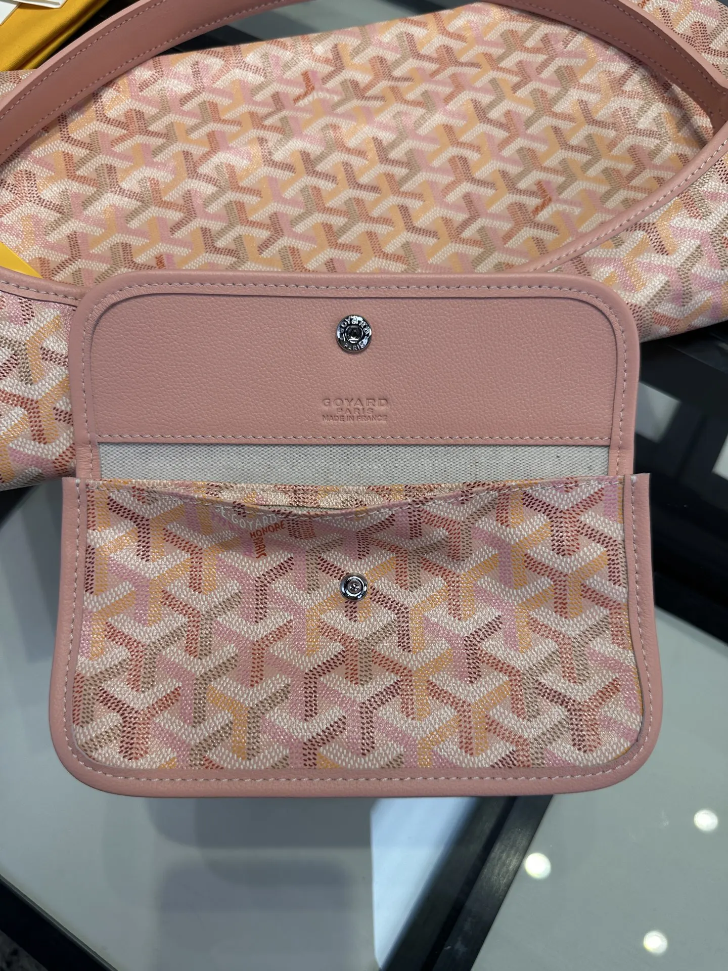 Goyard Monogram Hobo Shoulder Bag Vintage Canvas