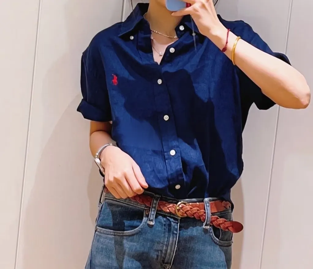 Ralph Lauren 水洗 衬衫 通勤百搭款