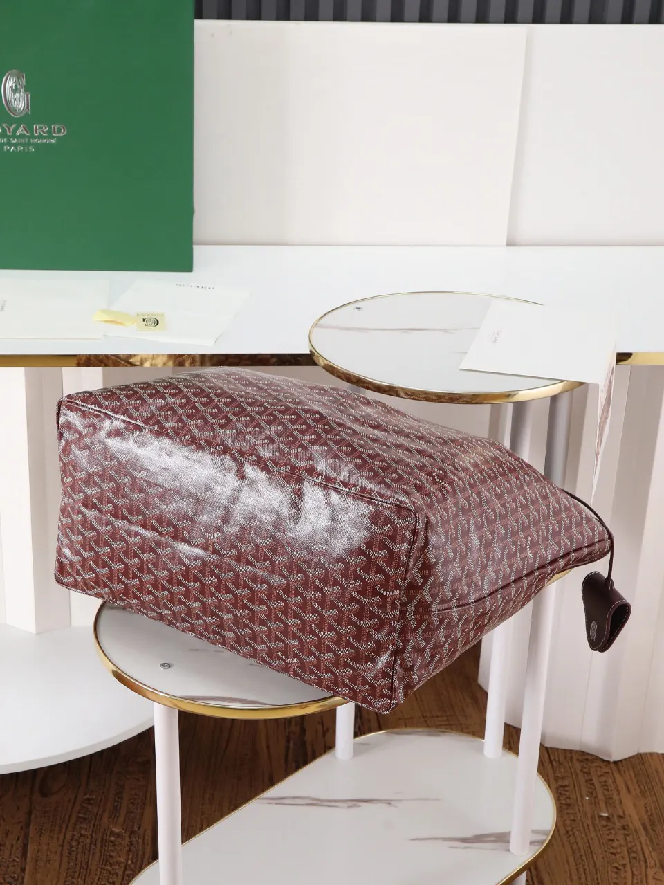 Goyard 帆布 腋下包 复古腋下背款