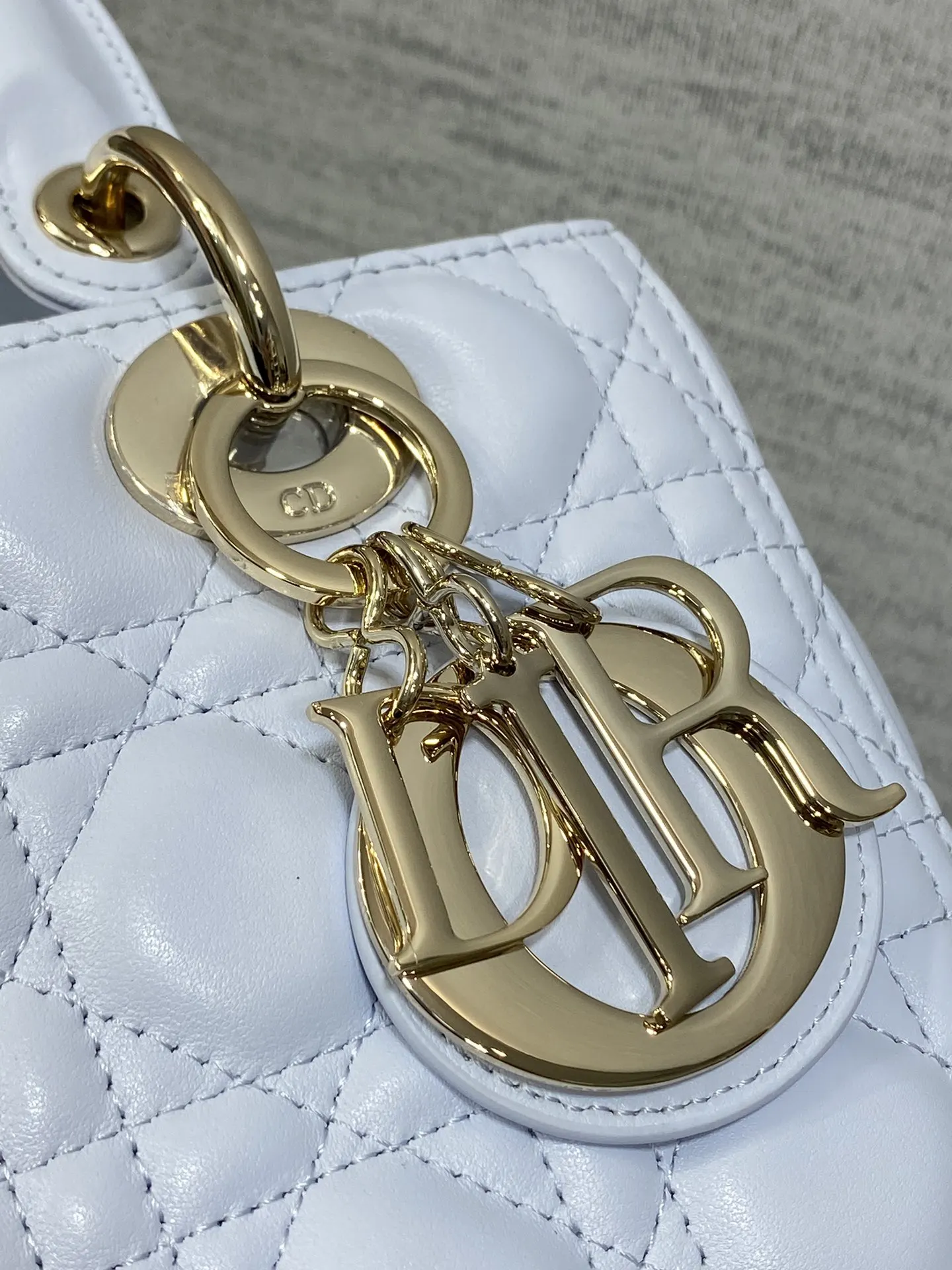 Dior Glacier Blue Sheepskin Bag Top Handle Image 4 Dior Glacier Blue Sheepskin Bag Top Handle Image 4