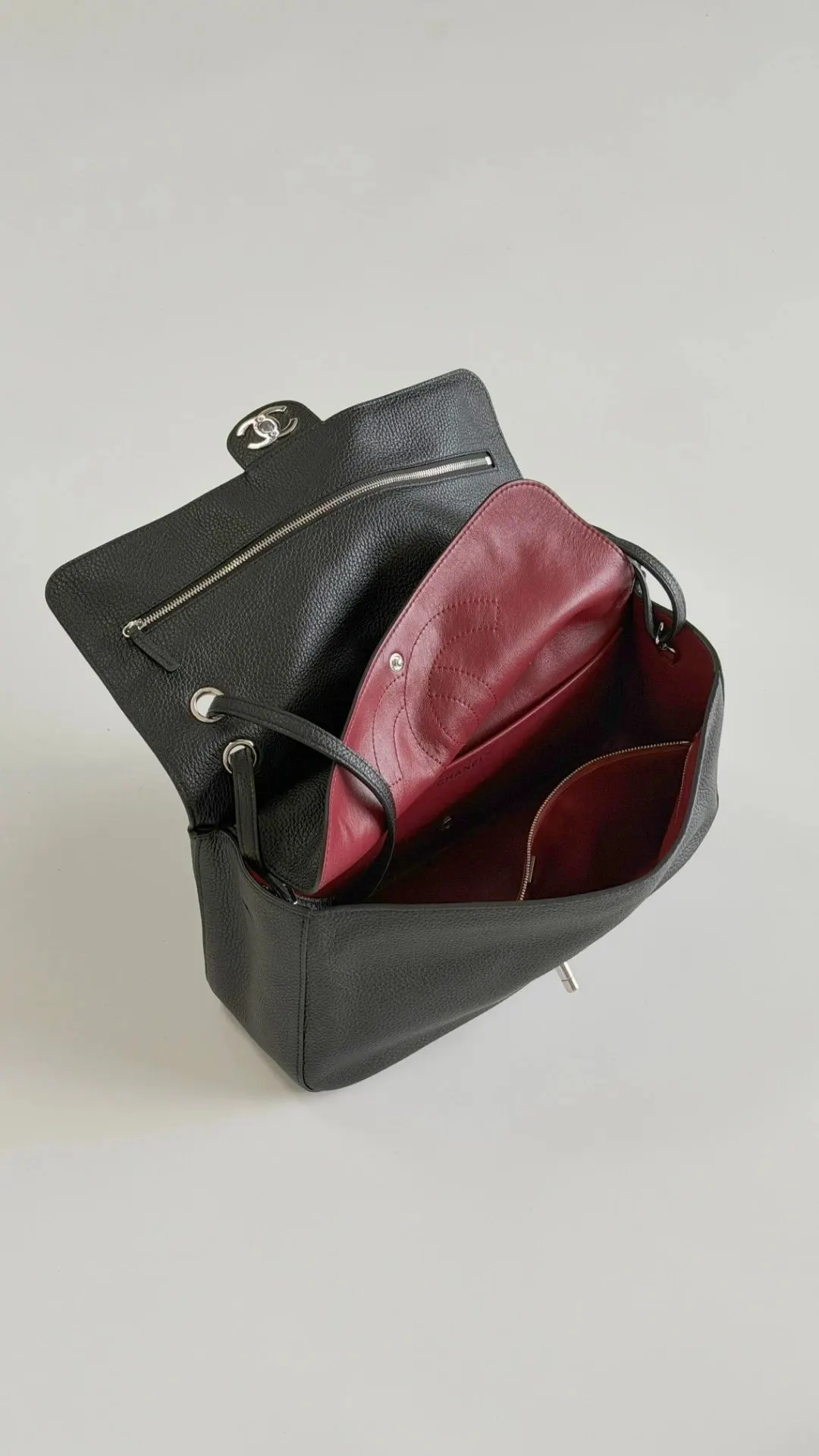 Black Hobo Shoulder Bag Vintage Image 9 Black Hobo Shoulder Bag Vintage Image 9