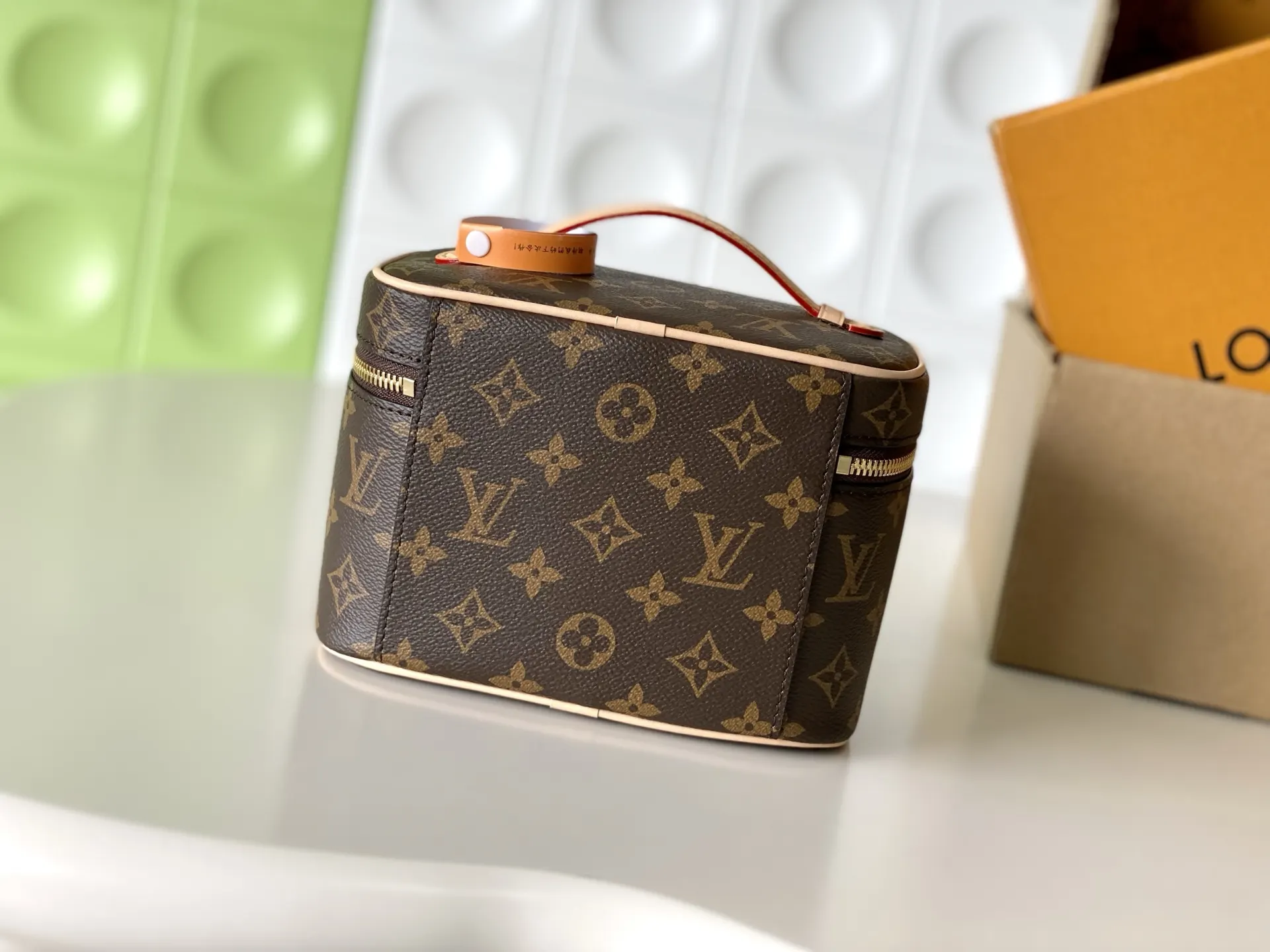 LV 老花 帆布 加强版 对柜 开发 全 手提包 通勤手提款