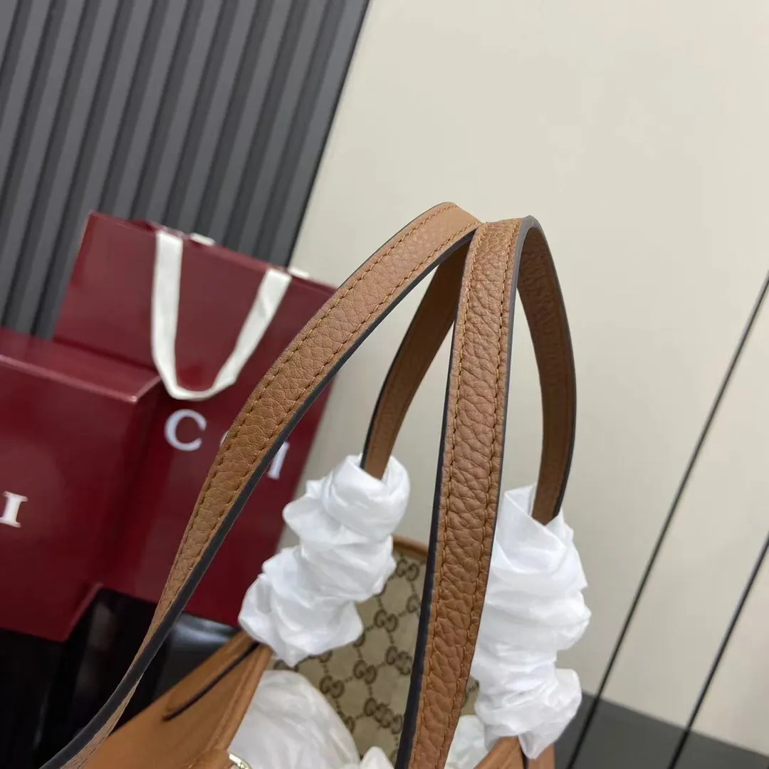 棕色 金色 帆布 托特包 大容量托特款