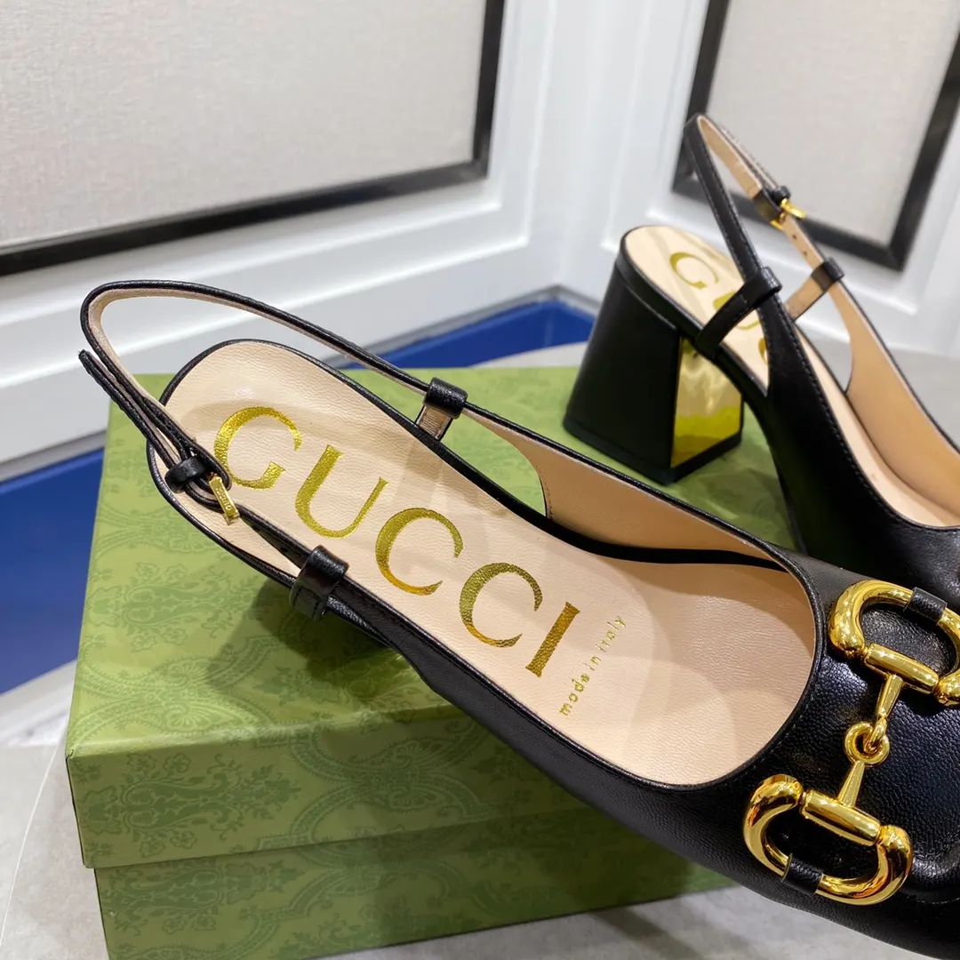Gucci Horsebit 黑色 高跟鞋