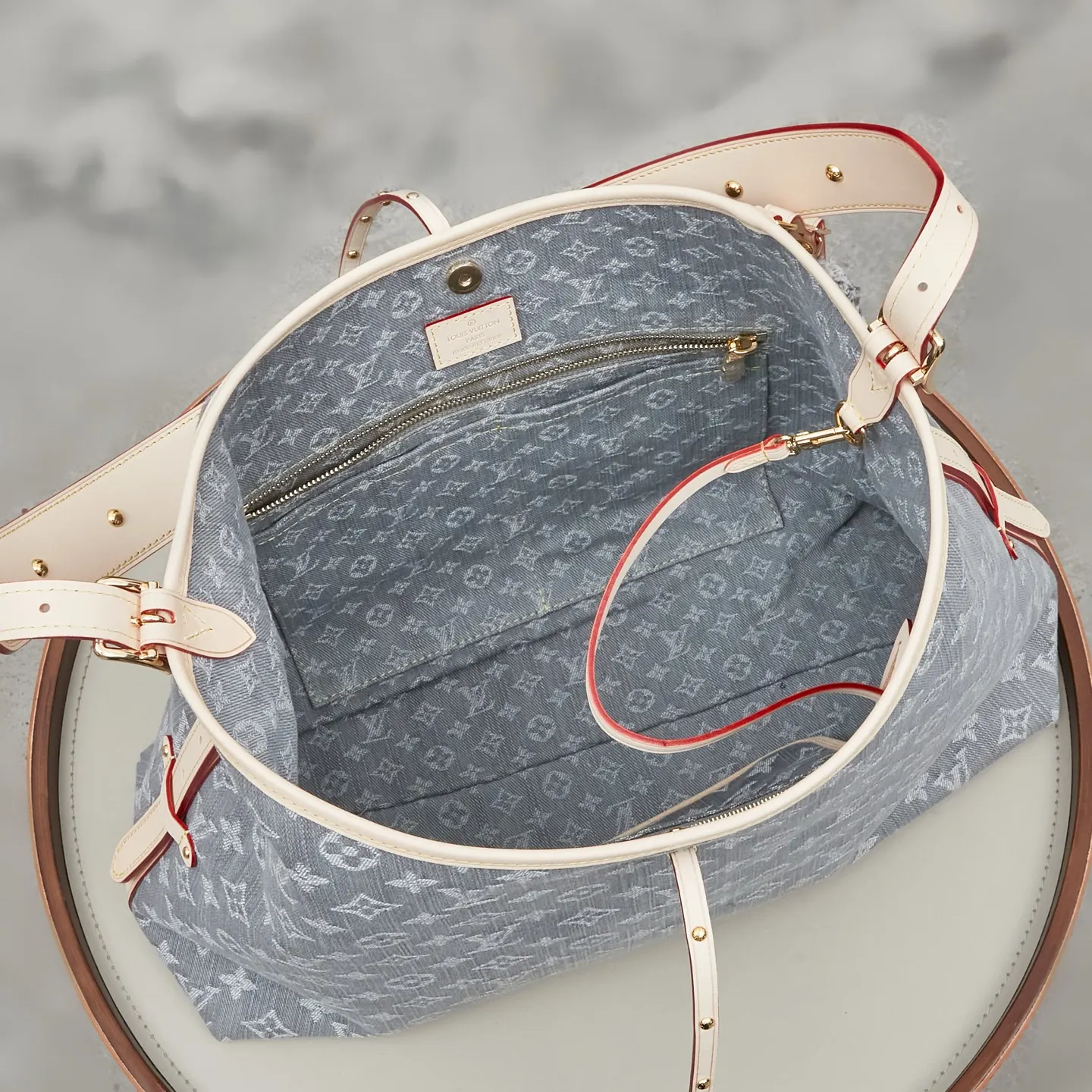 LV CarryAll 灰色 牛仔 Mo收纳包 旅行收纳款
