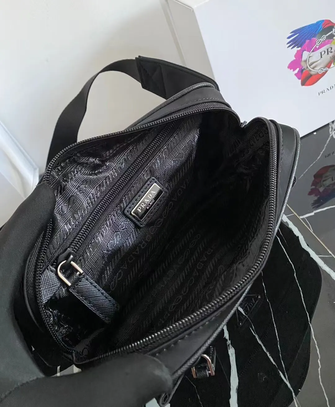 Prada Black Belt Bag Casual