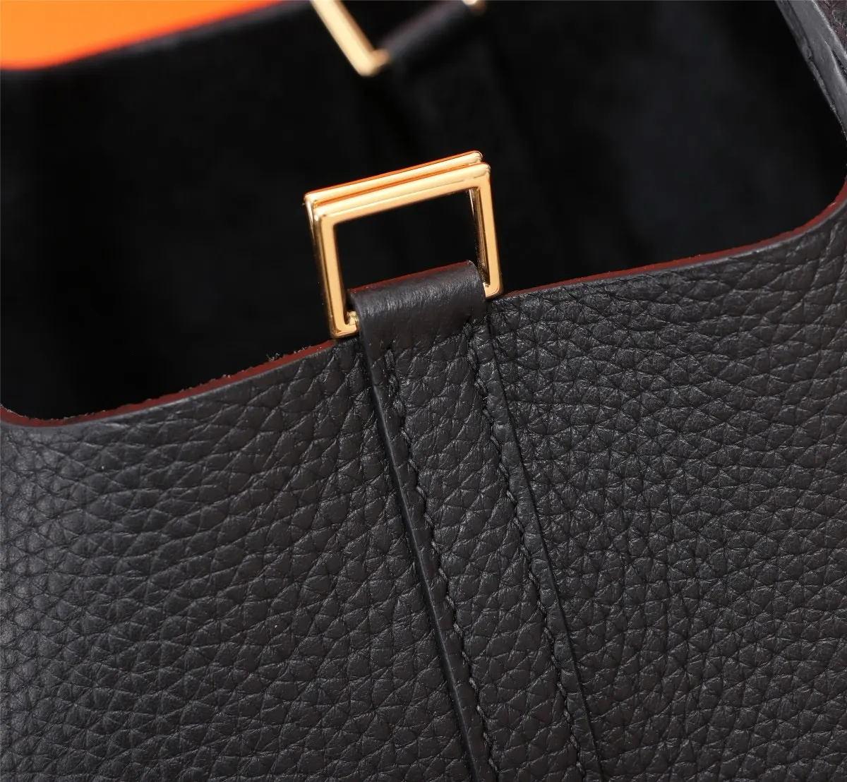 Hermès 黑色 水桶包