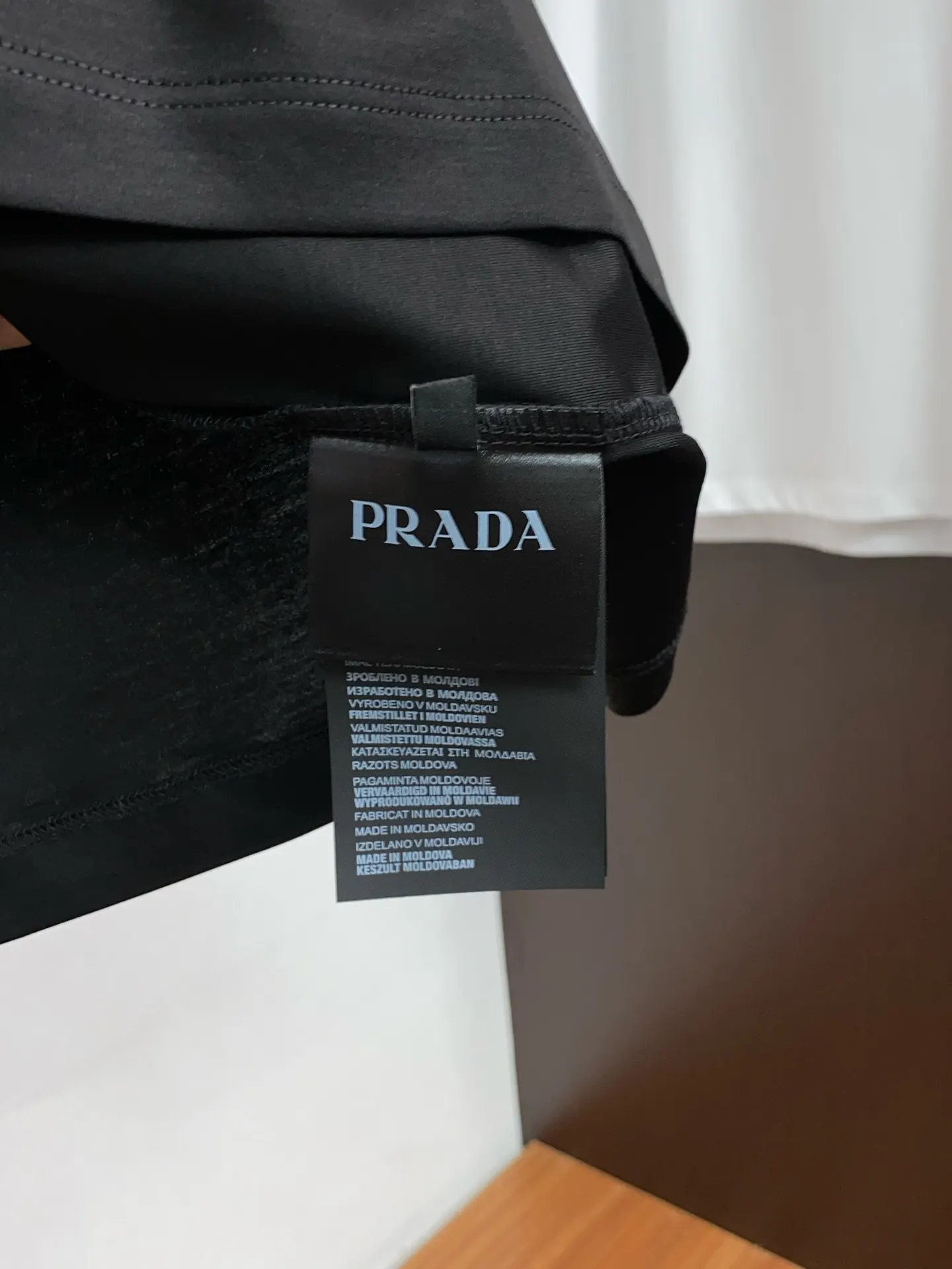 PRADA 棉质 Logo 短袖T恤 休闲百搭款