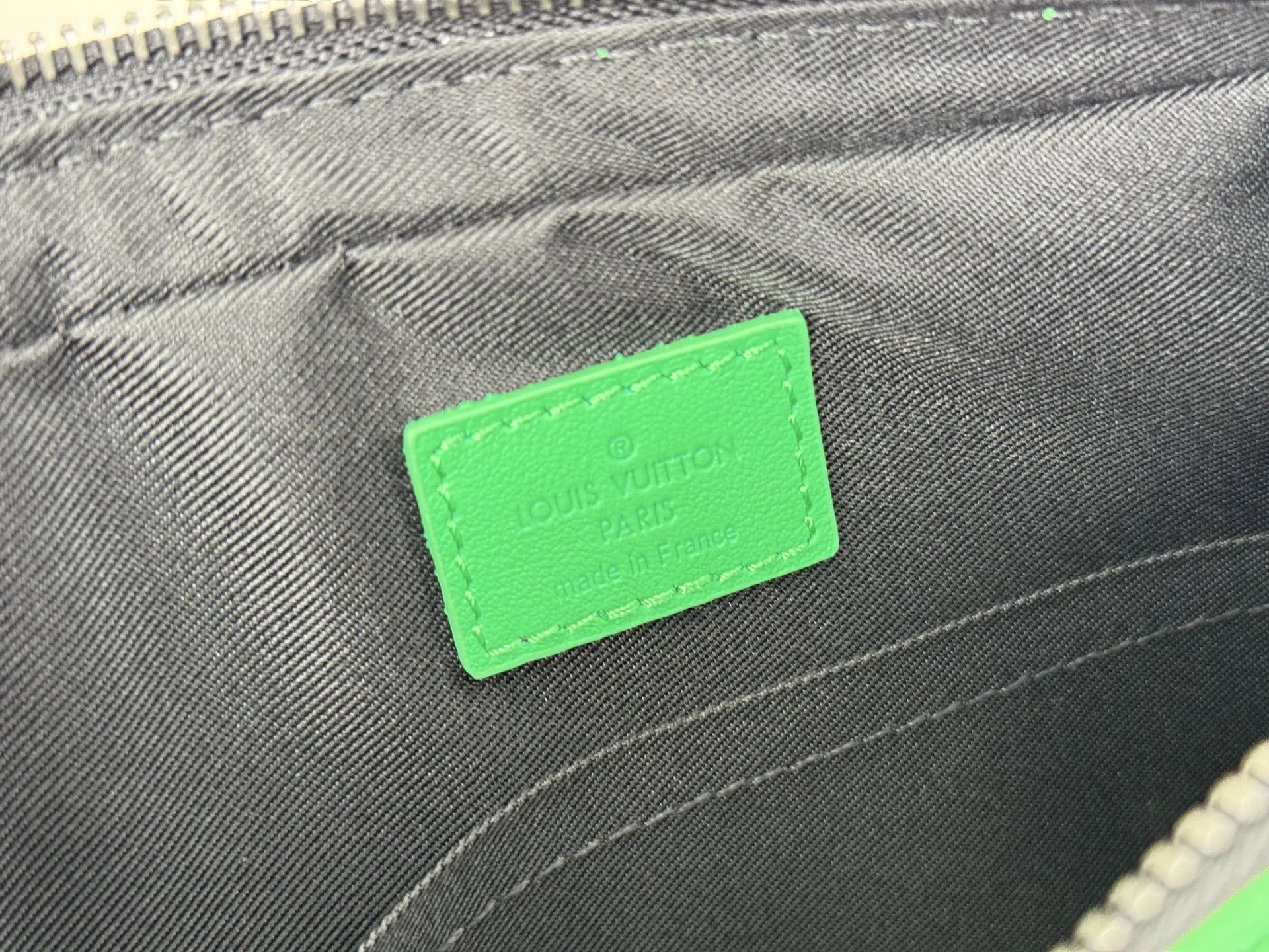Green Crossbody Bag Lightweight Leather