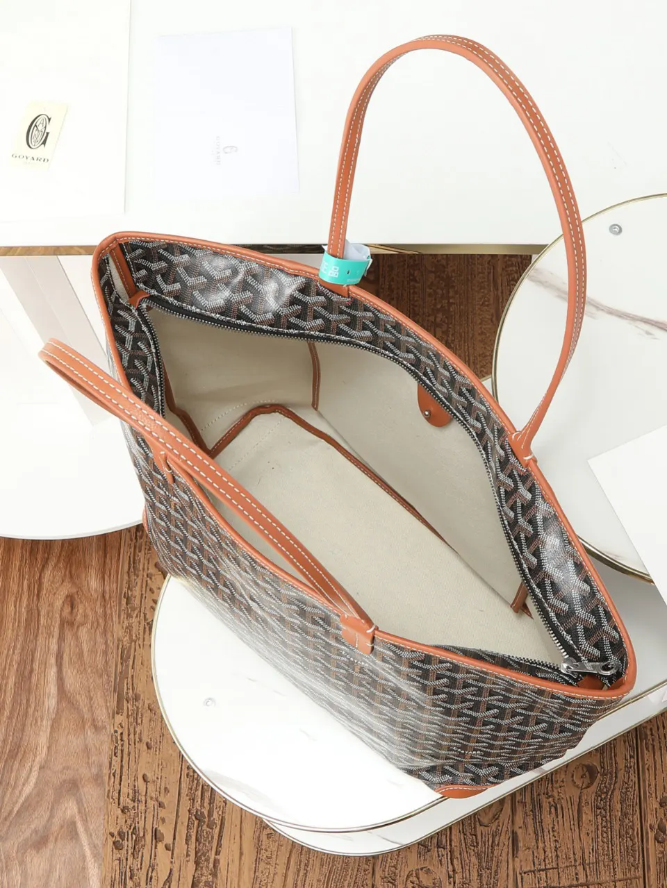 Goyard Brown Tote Bag
