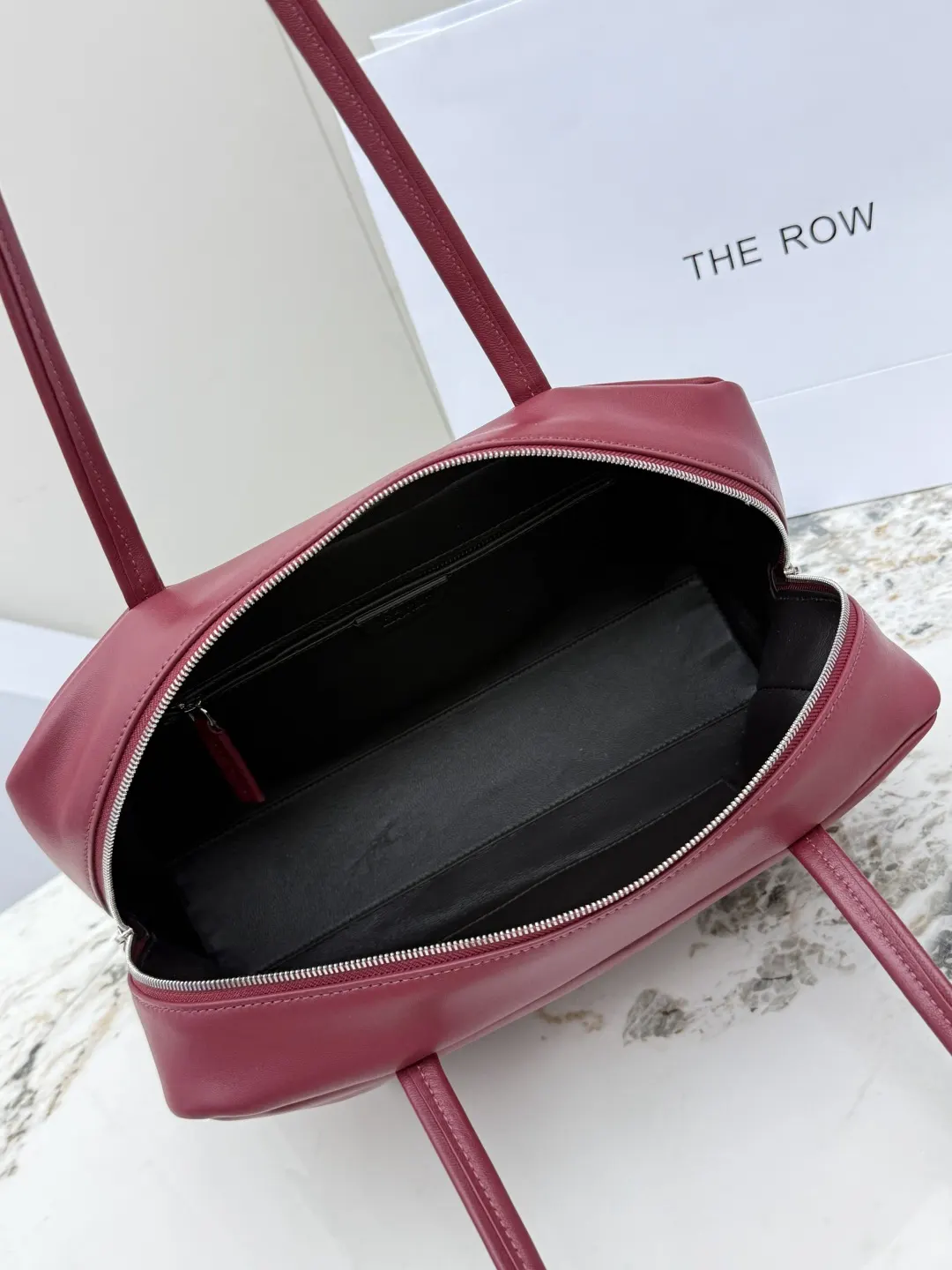 羊皮 玫瑰 TR羊皮 THE ROW Astra保龄 单肩包 日常单肩背款