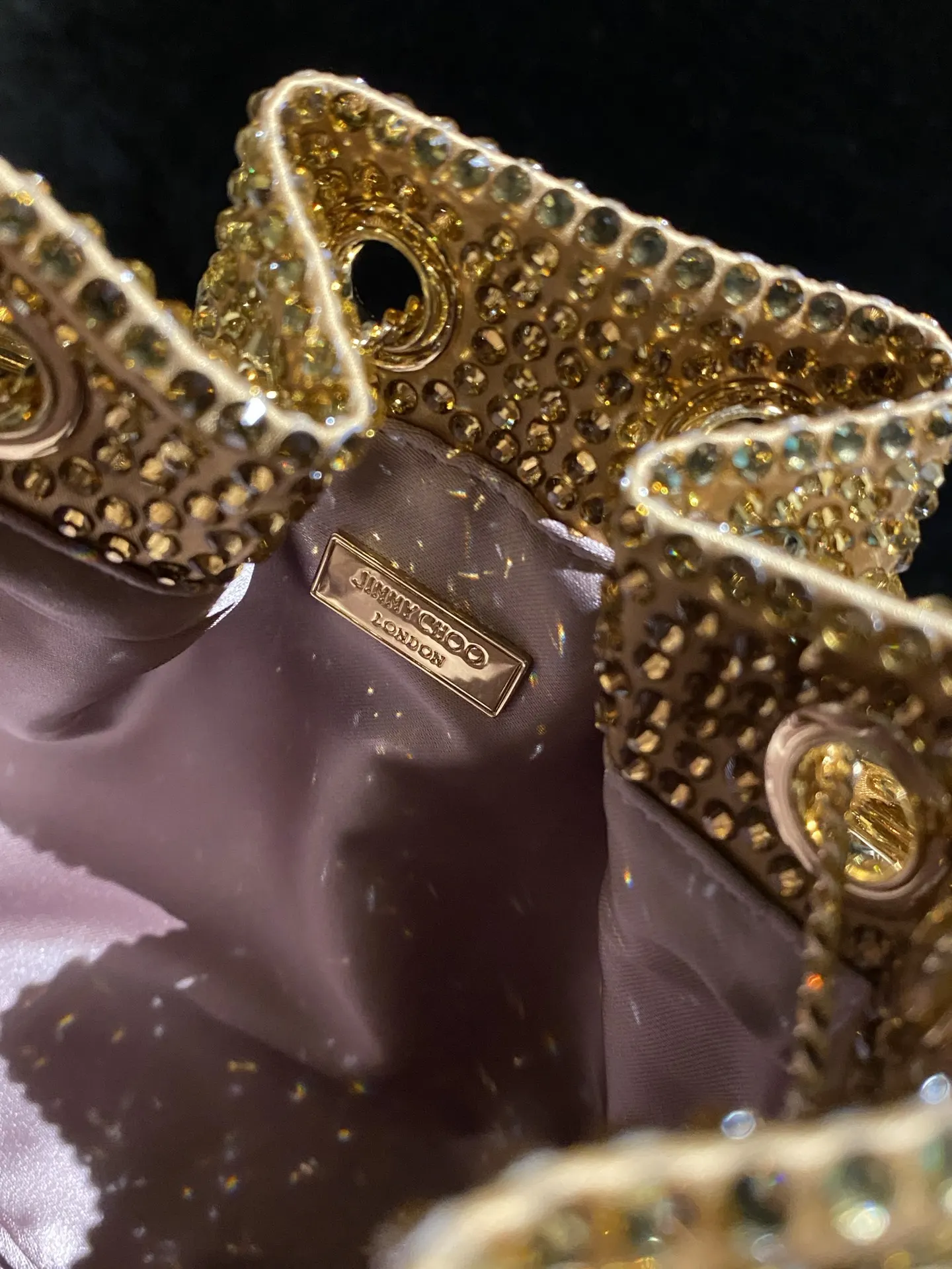 JIMMY CHOO BON BON系列标志款手提包 鏈條包 精致鏈條款