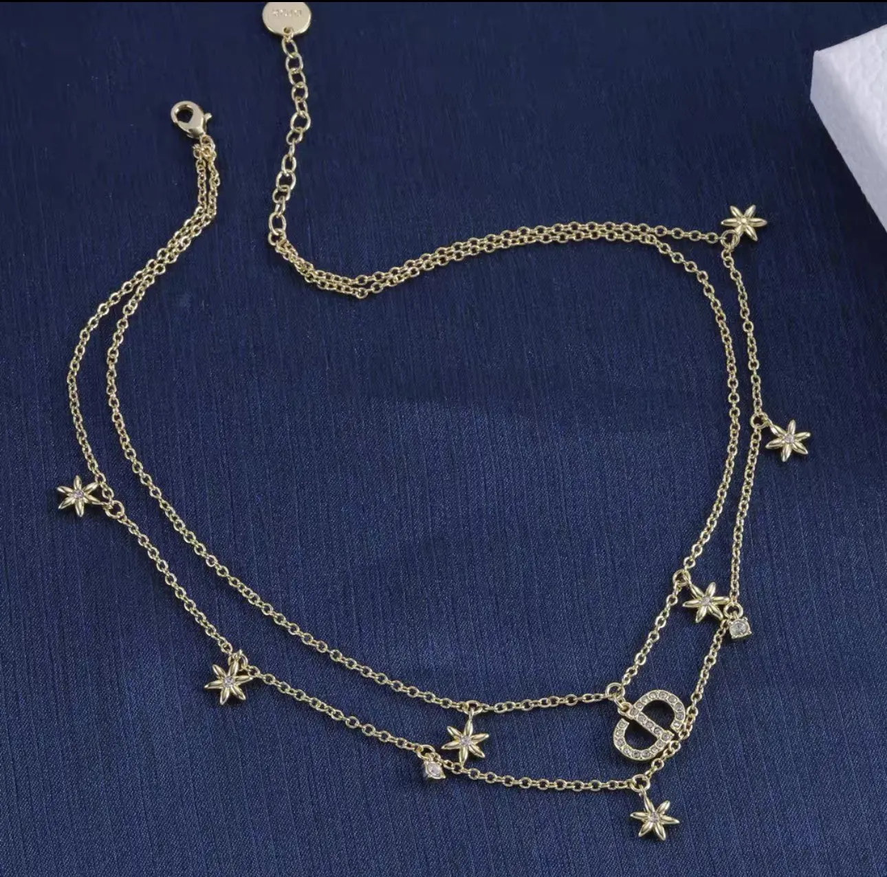 Dior 星月吊坠项链 蓝盒款