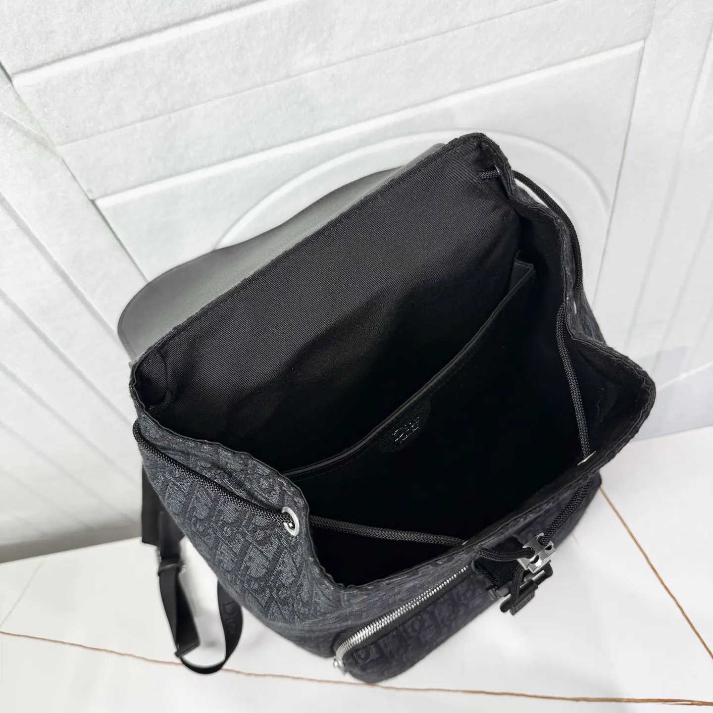 Dior Black Backpack Leather Image 9 Dior Black Backpack Leather Image 9