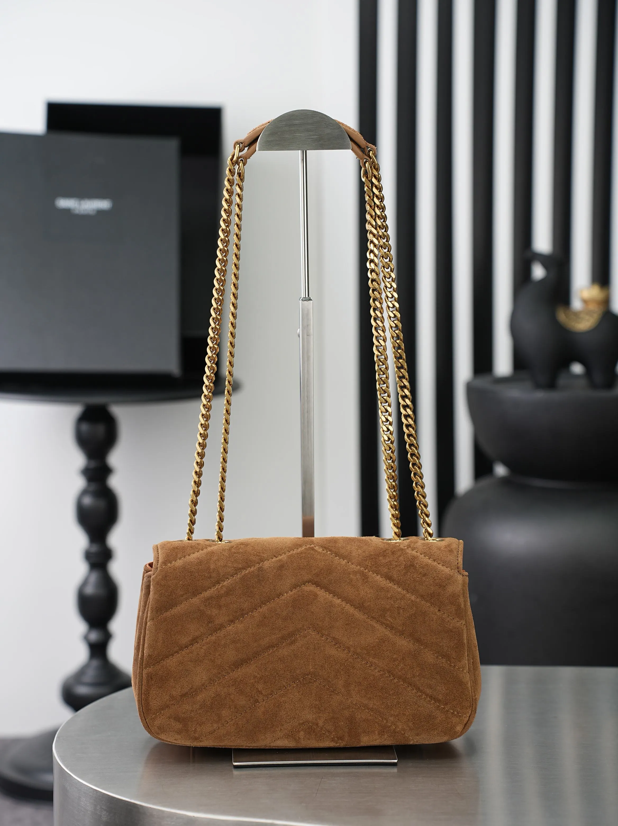 Brown Chain Bag