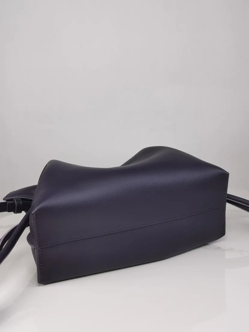 Purple Clutch Bag Leather