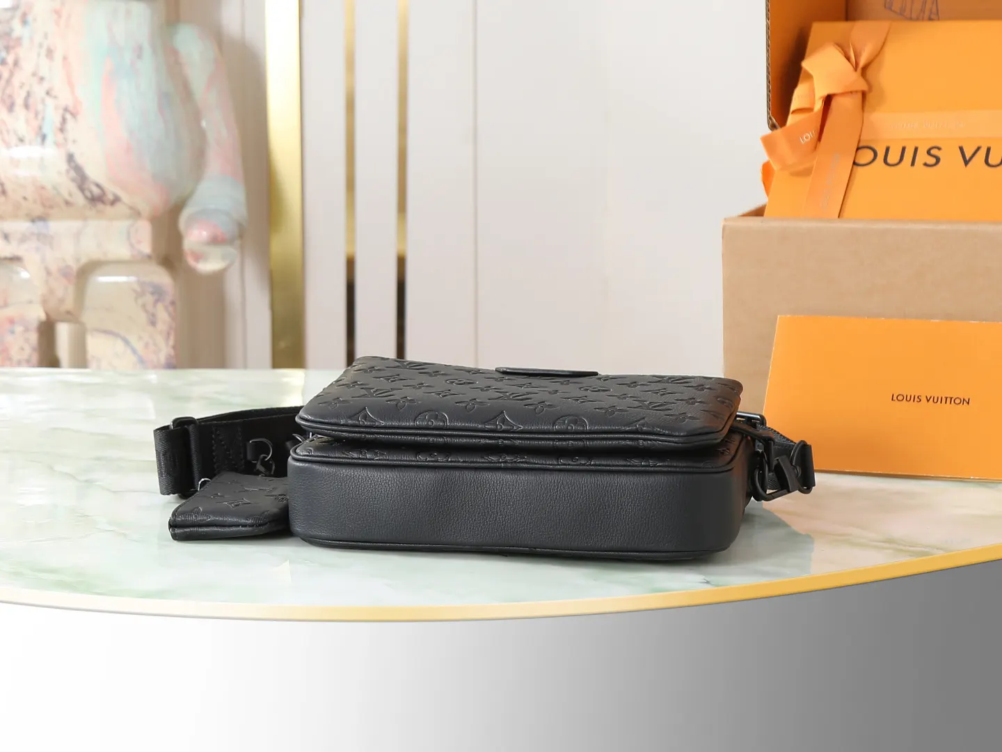 LV Trio Messenger Black And Gray Color Scheme Messenger Bag | ORBUYBAG High-End Fashion Boutique