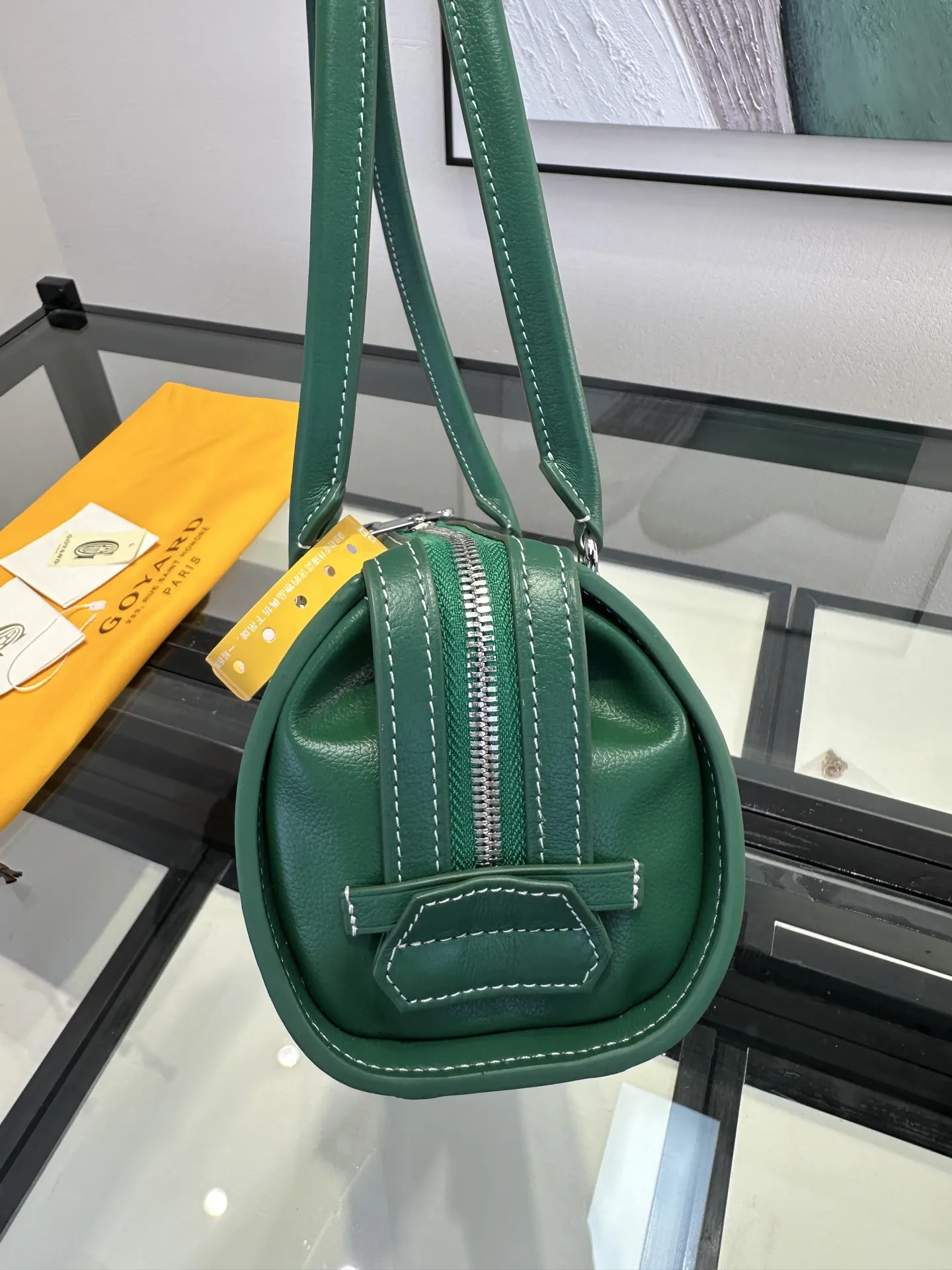 Goyard 绿色 手提随性 腋下时髦 轻松适 通勤约会各种场合 腋下包 复古腋下背款