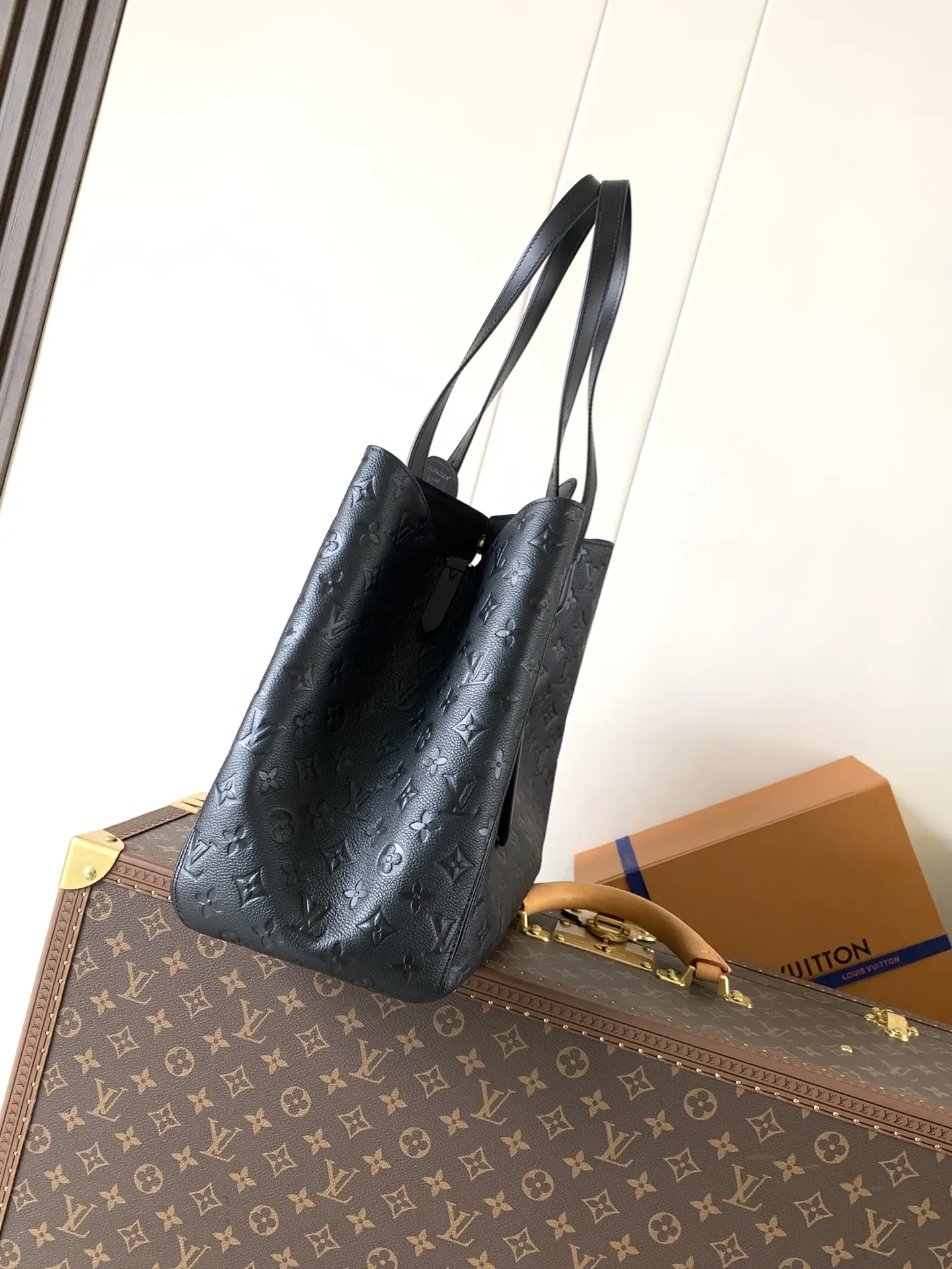 Black Tote Bag Leather