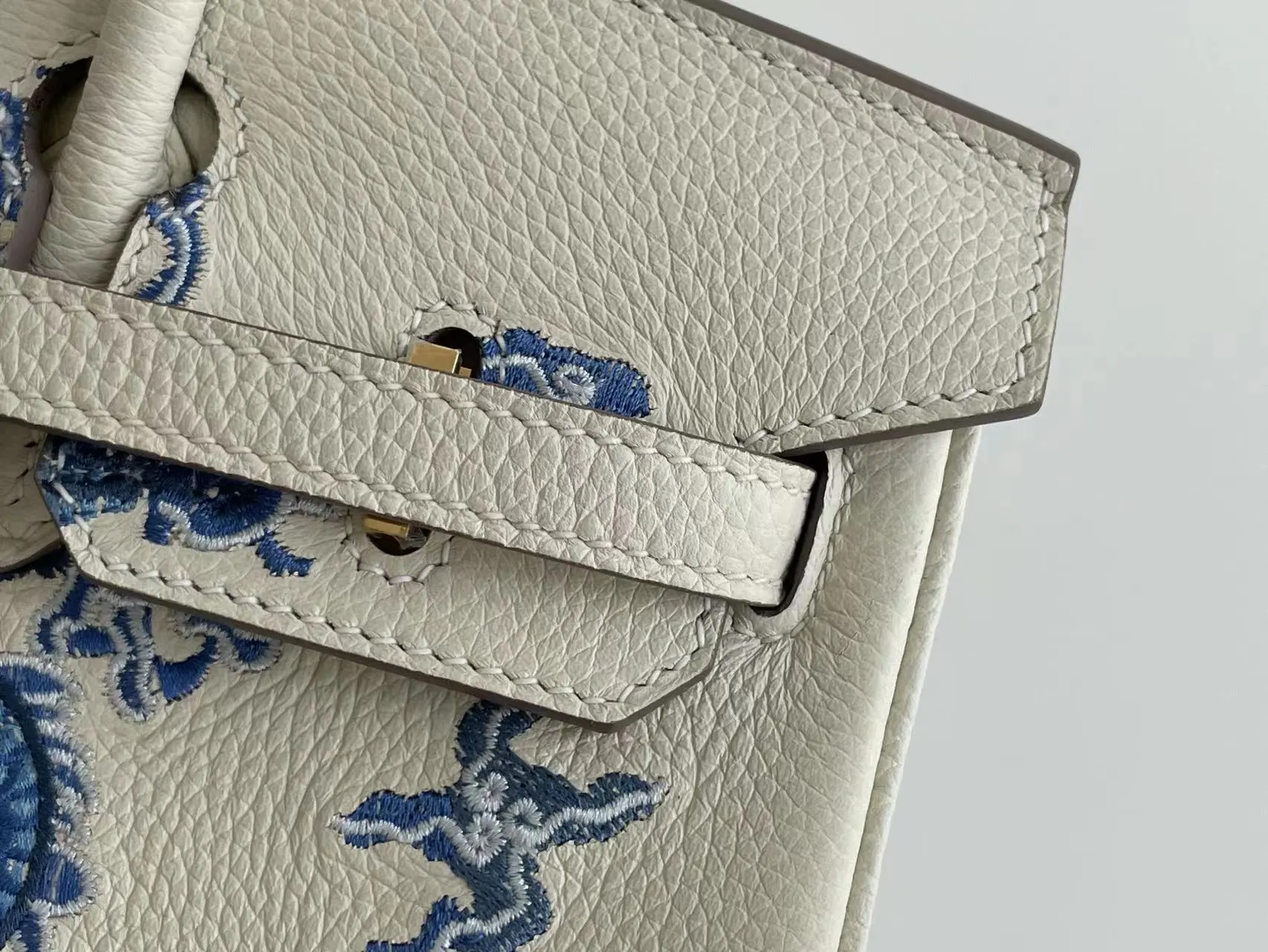 Hermès Birkin 奶昔白 Togo牛皮 手提包 25cm