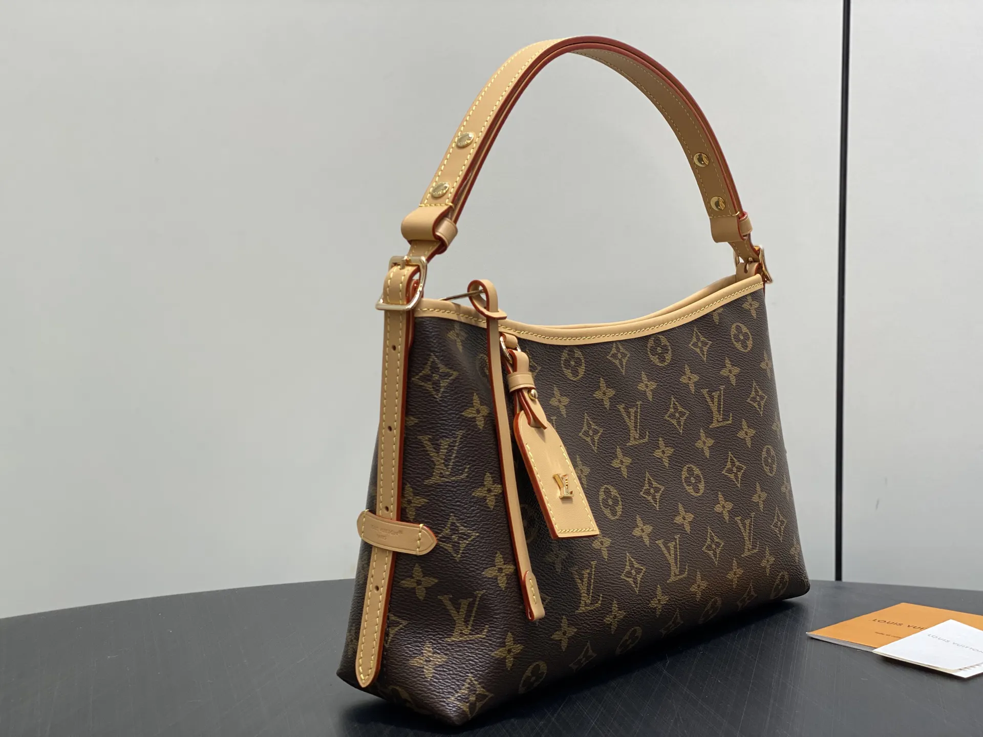CarryAll 老花 帆布 手拿包 精致手拿款