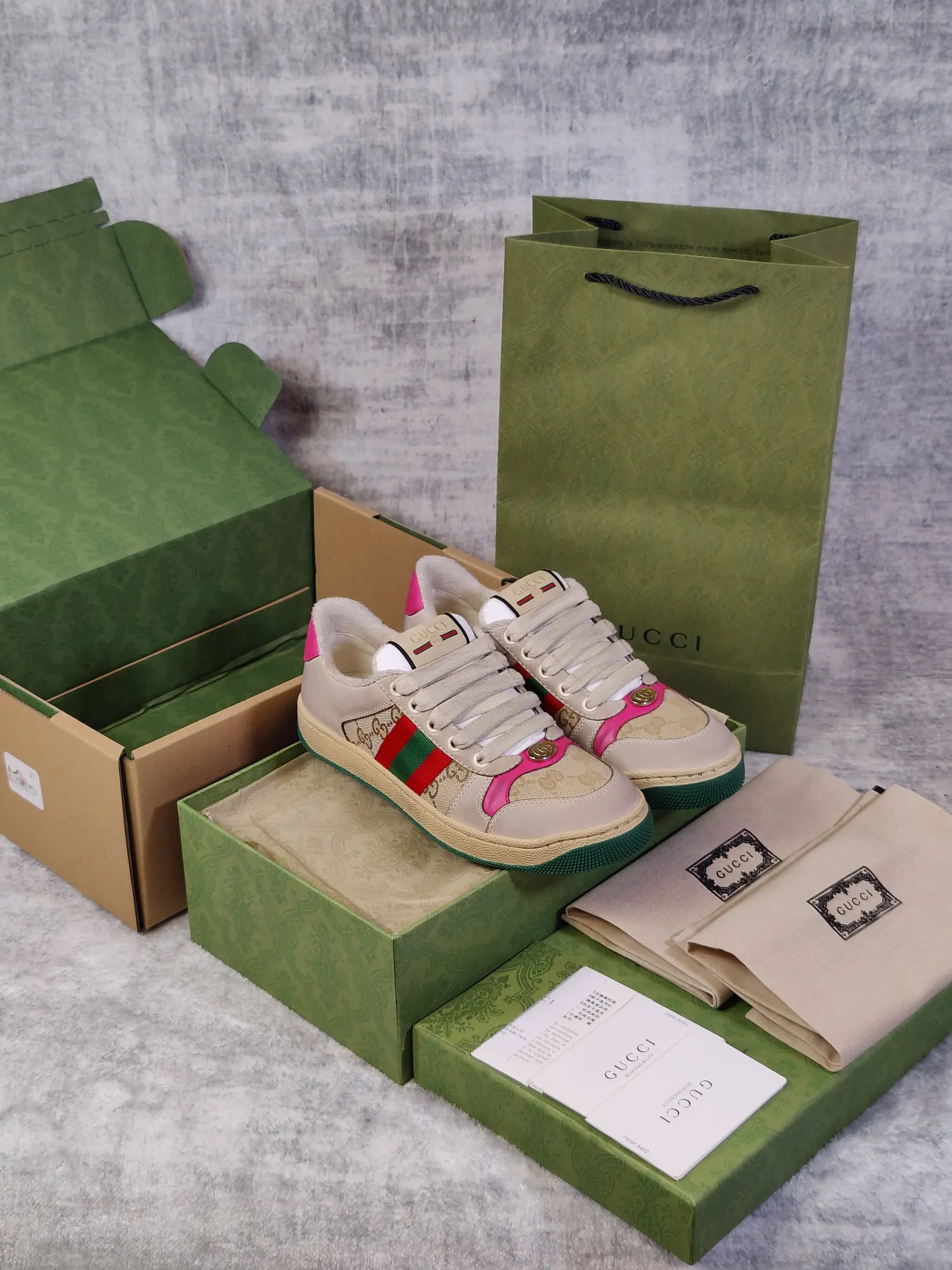 Gucci Logo休闲运动鞋 百搭款