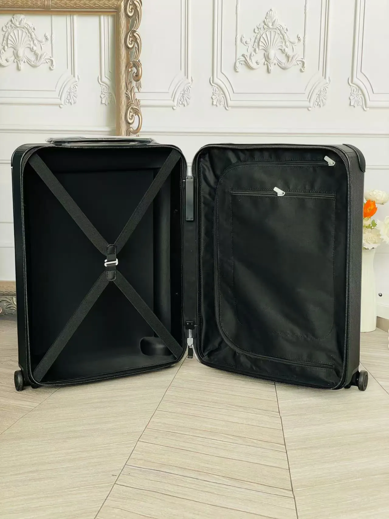 LV 老花 帆布 行李箱 旅行拉杆款 輕便出行款