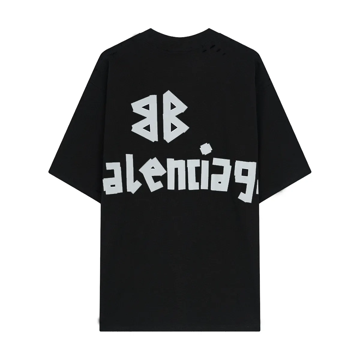 Balenciaga Black Short Sleeve T-Shirt Street