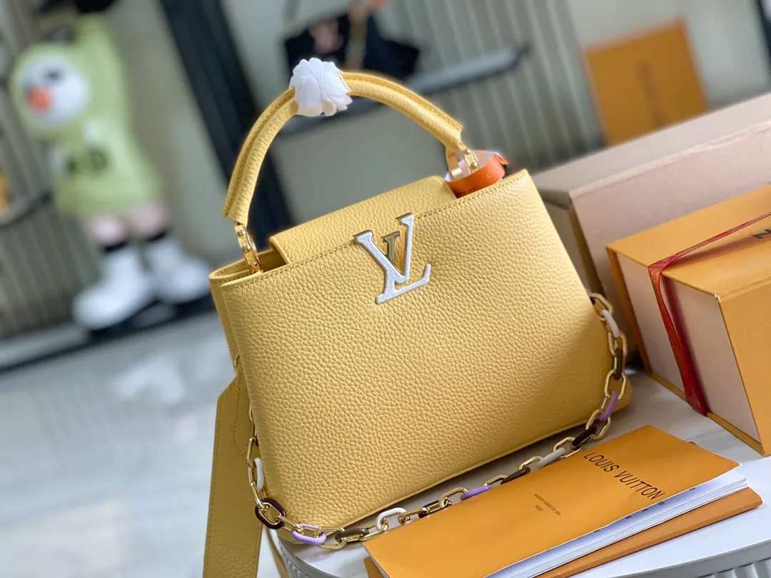 Yellow Chain Bag