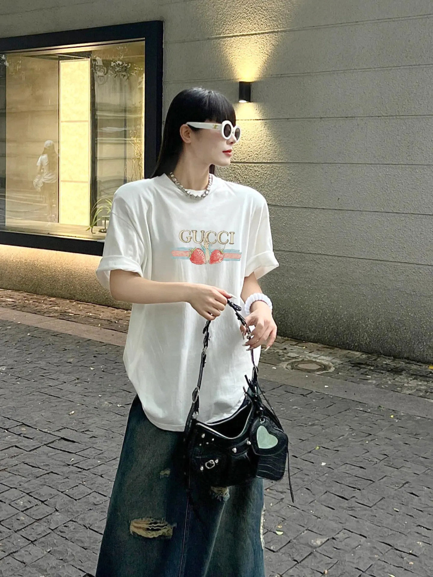 Gucci Logo印花短袖T恤