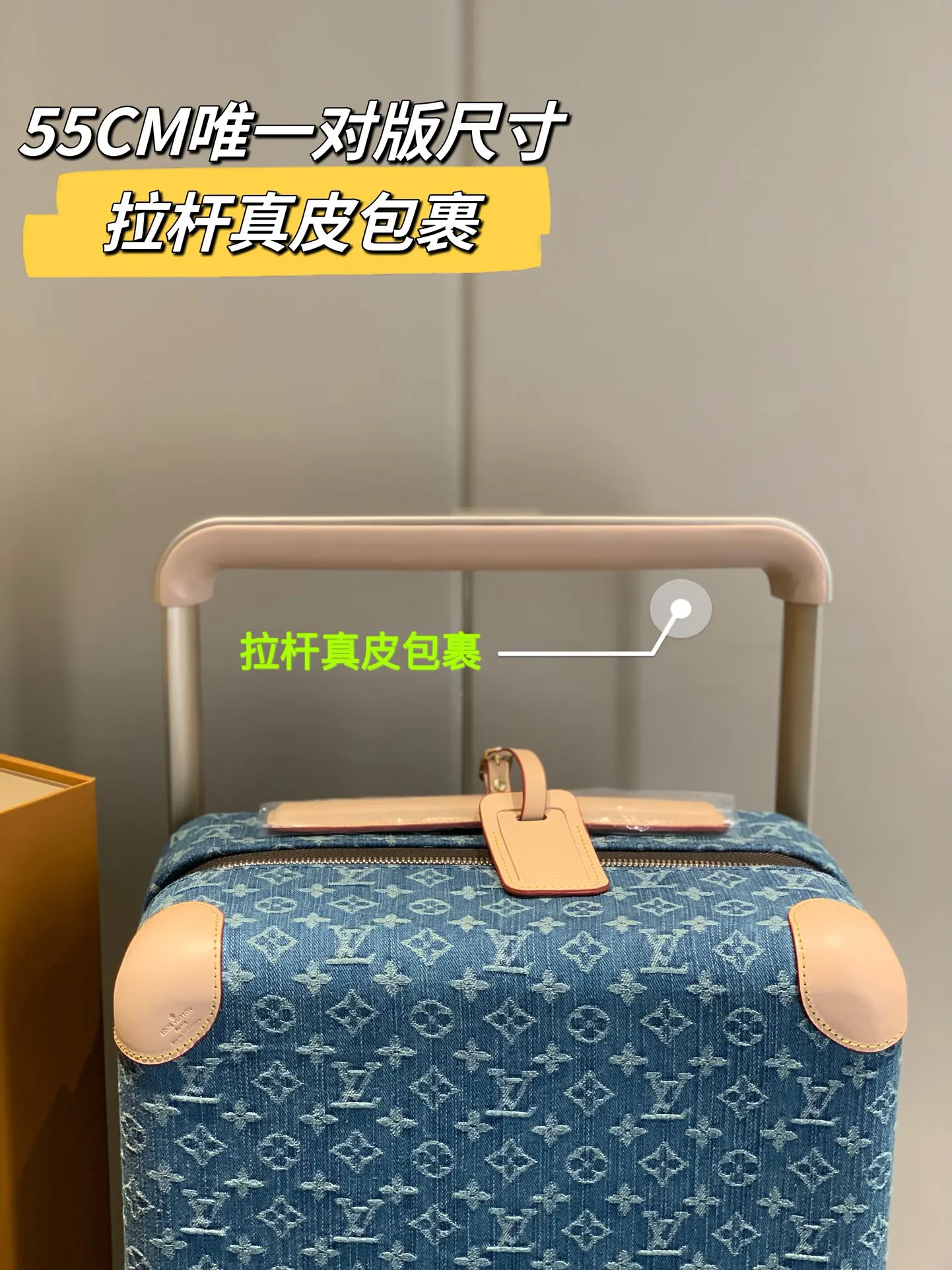 驴牌拉杆箱旅行箱 路易v 变色皮 海关锁 万向 行李箱 旅行拉杆款 輕便出行款